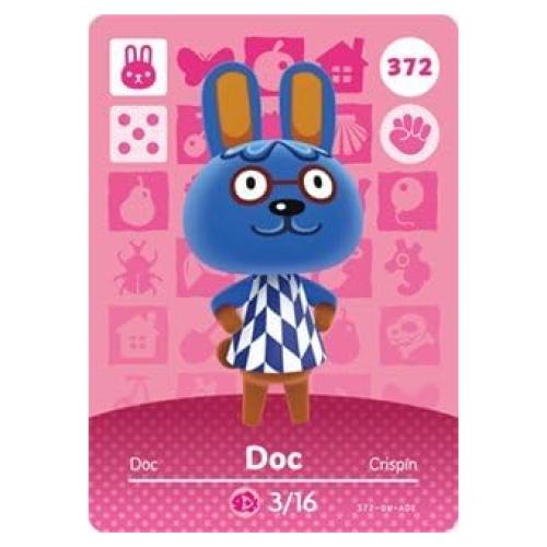 Tarjeta Amiibo Doc Serie 4 Nintendo Animal Crossing 372