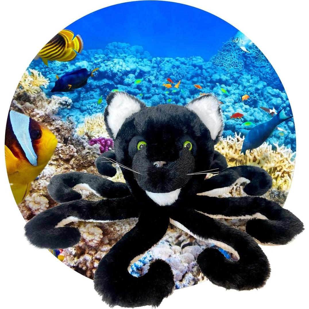 Randimals Juguete de Peluche Pulpo y Gato 38.1 cm Suave