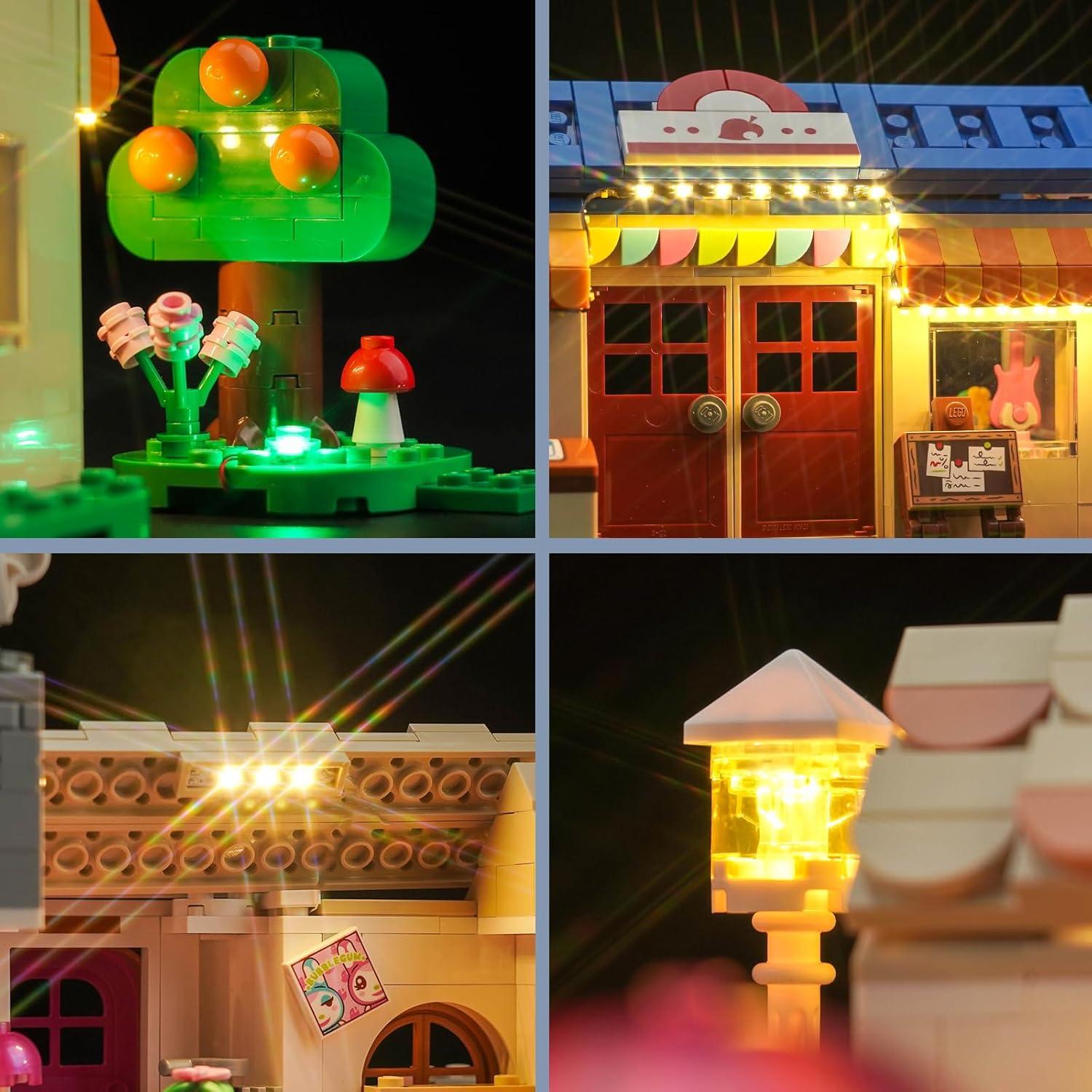 Kit de Luz LED BrickBling para L-e-g-o Animal Crossing 77050
