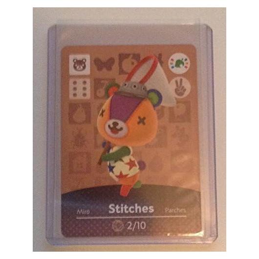 Tarjeta amiibo Stitches Animal Crossing Nintendo 18g