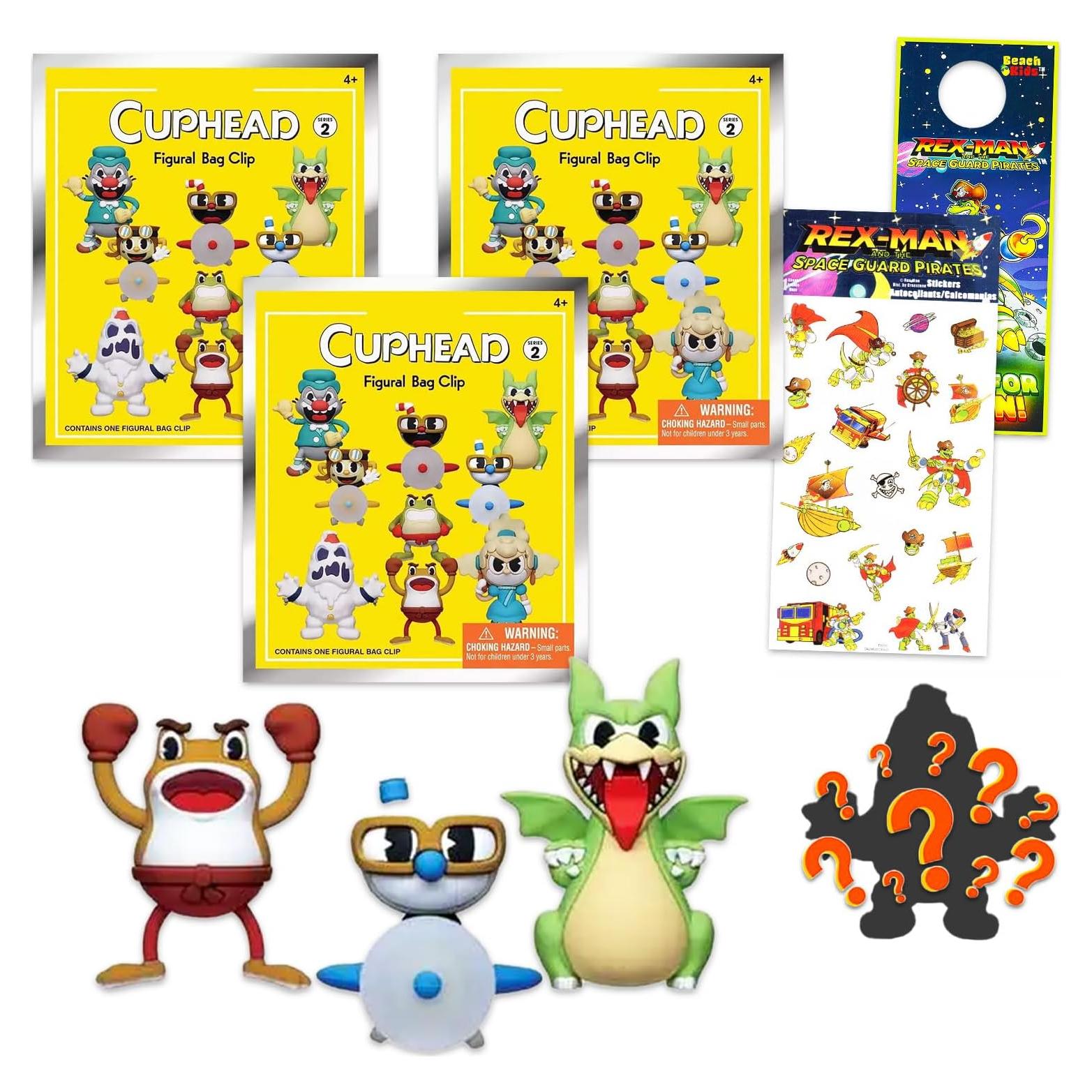 Bolsa Sorpresa Cuphead Paquete de 3 Figuras Llavero