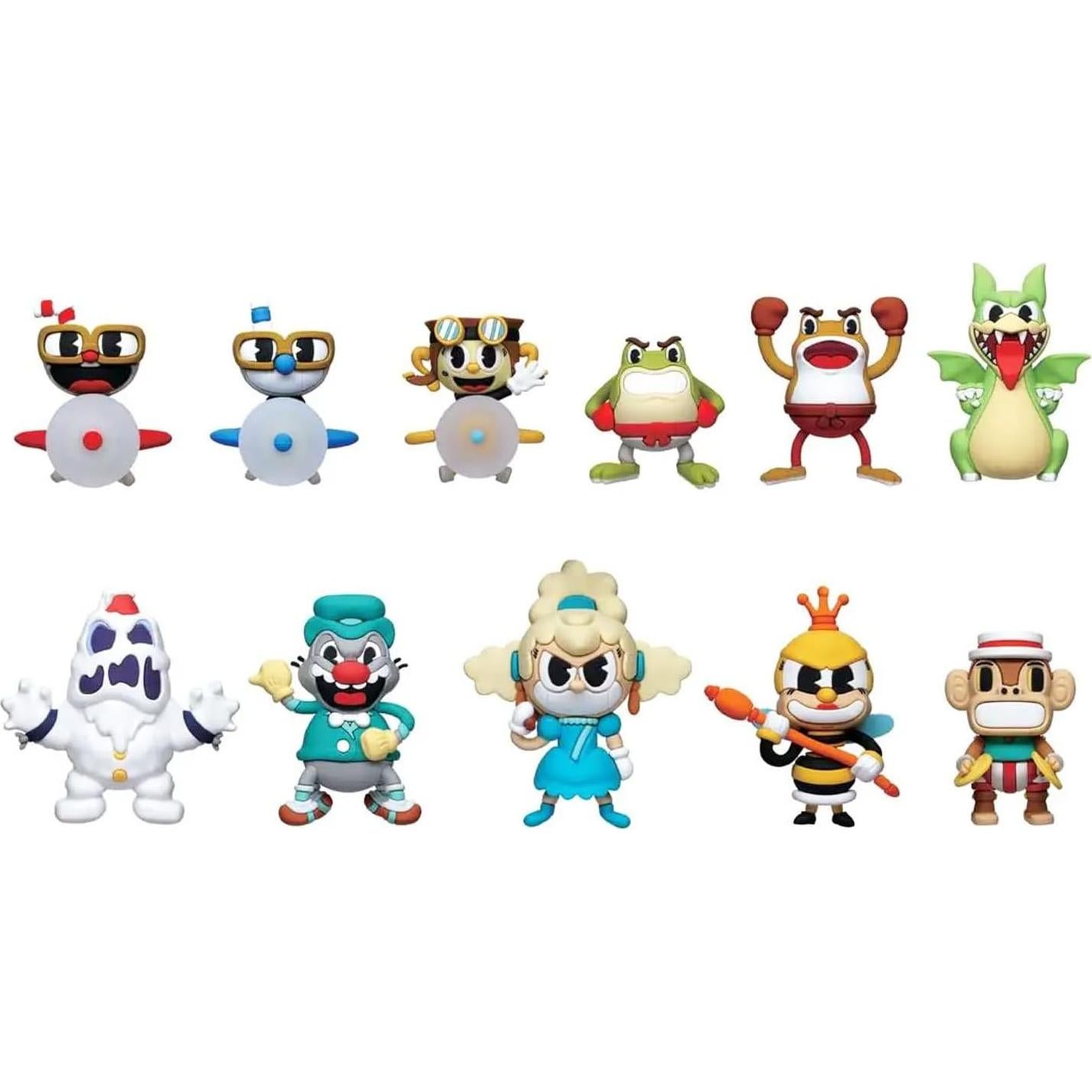 Bolsa Sorpresa Cuphead Paquete de 3 Figuras Llavero