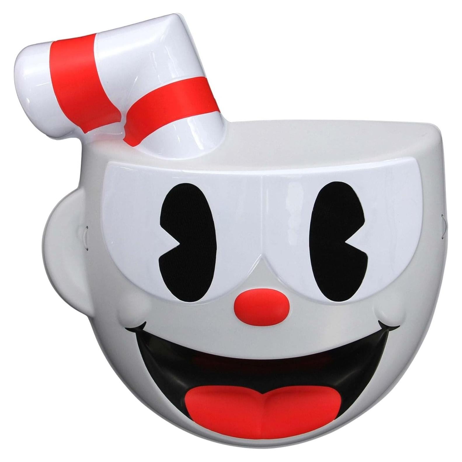 Máscara de Adulto Cuphead Elope Estándar de Plástico