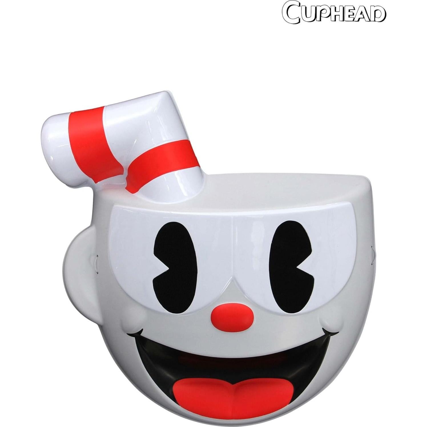 Máscara de Adulto Cuphead Elope Estándar de Plástico