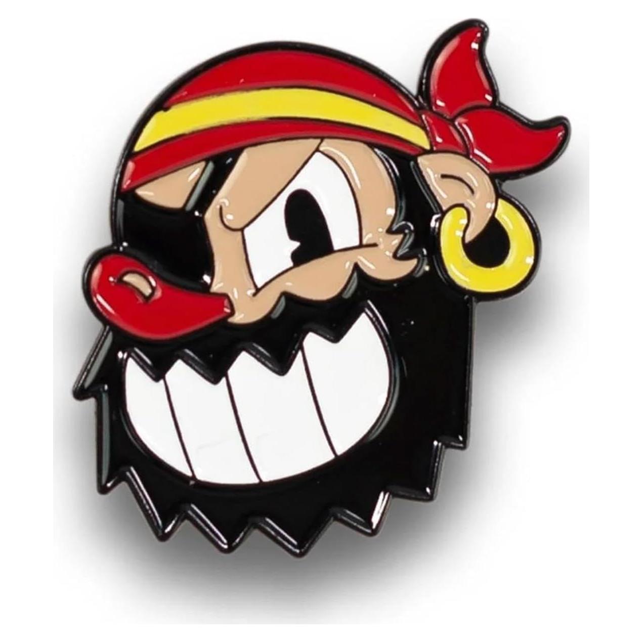 Pin Coleccionable Jefe Pirata Cuphead - Just Funky