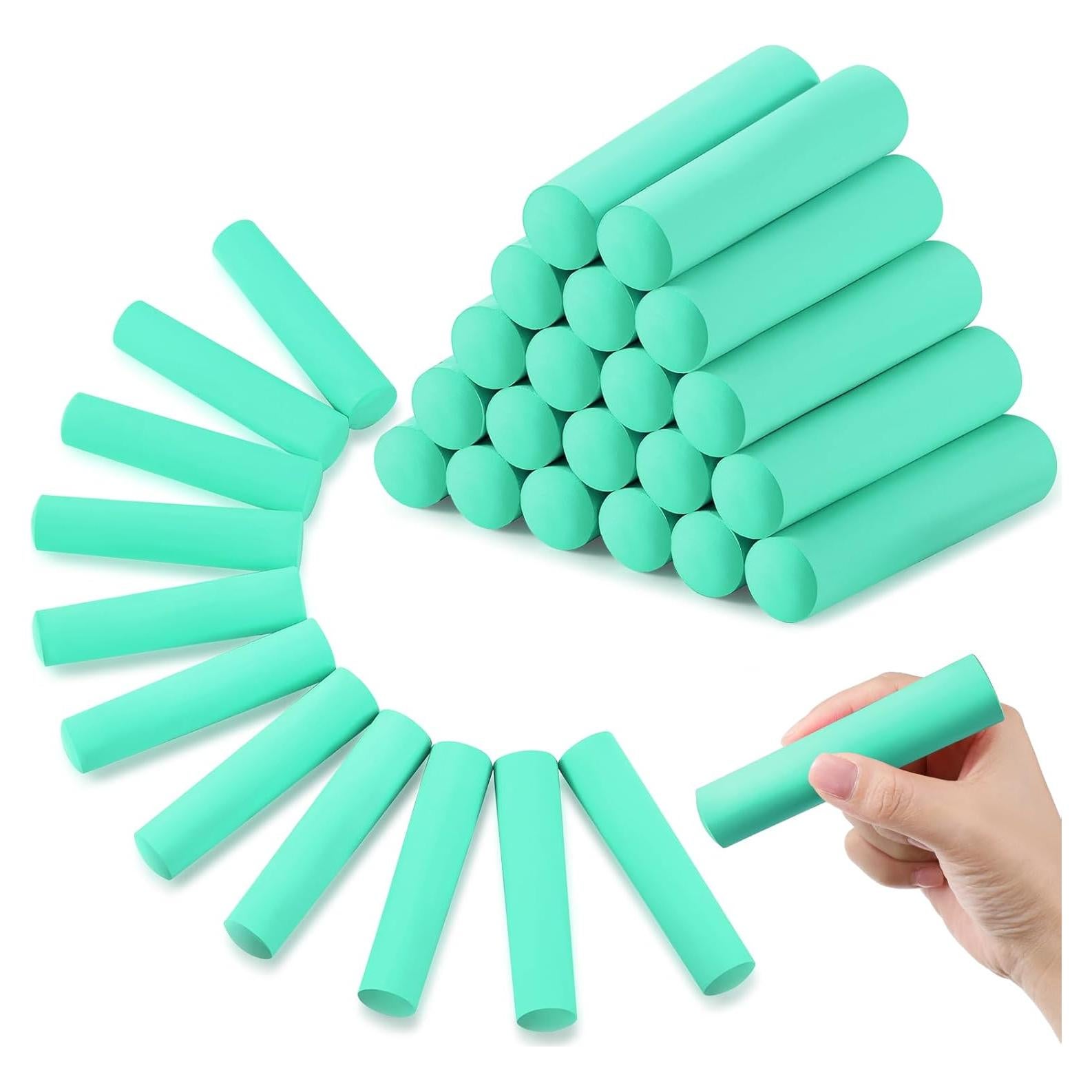 Tiza de Acera Jumbo Fulmoon 40 Pcs Verde Lavable