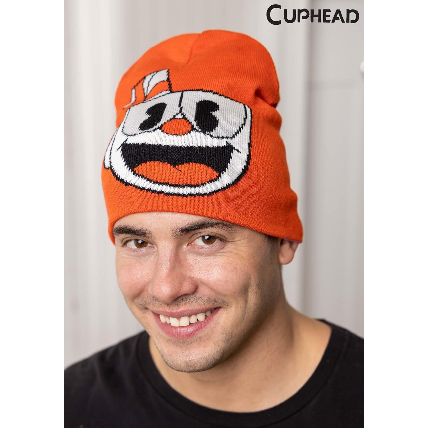Gorro Reversible Cuphead Fun Costumes 100% Acrílico