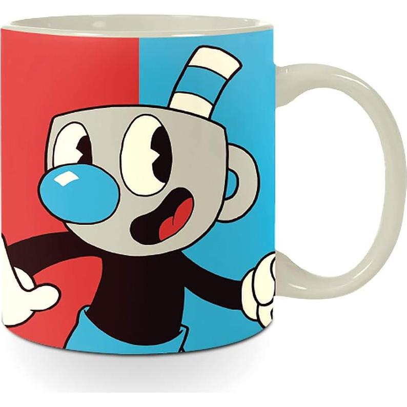 Taza de Cerámica Cuphead y Mugman 473 ml Just Funky