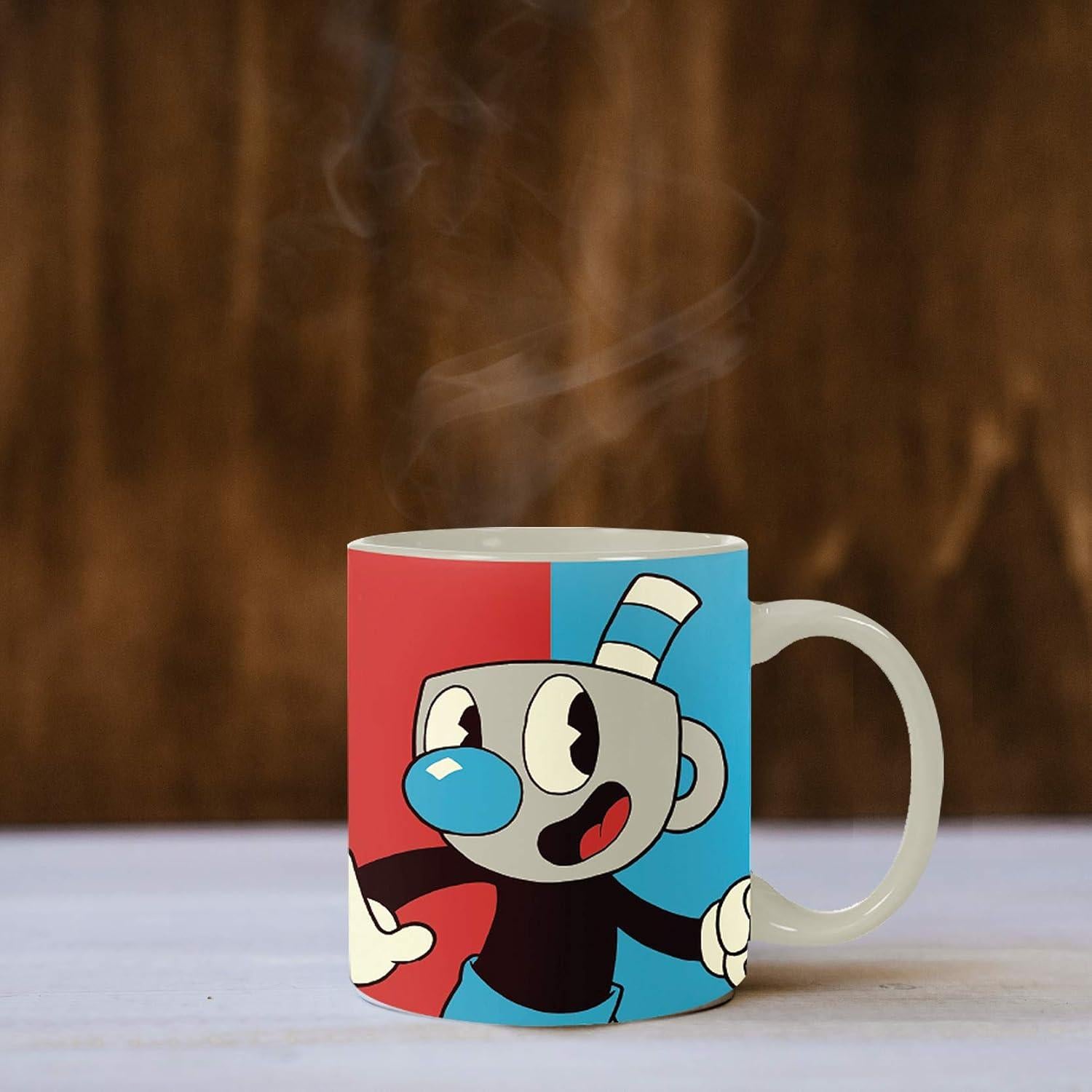 Taza de Cerámica Cuphead y Mugman 473 ml Just Funky