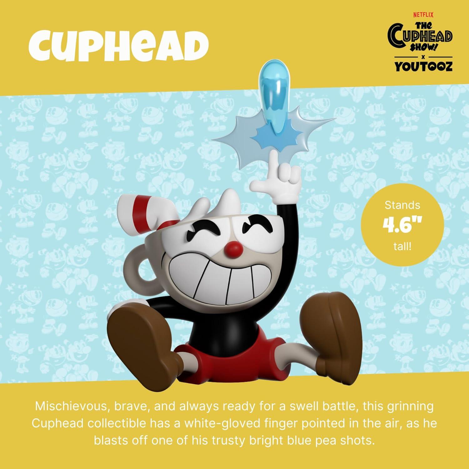 Figura de Vinilo Youtooz Cuphead 11.43 cm Coleccionable