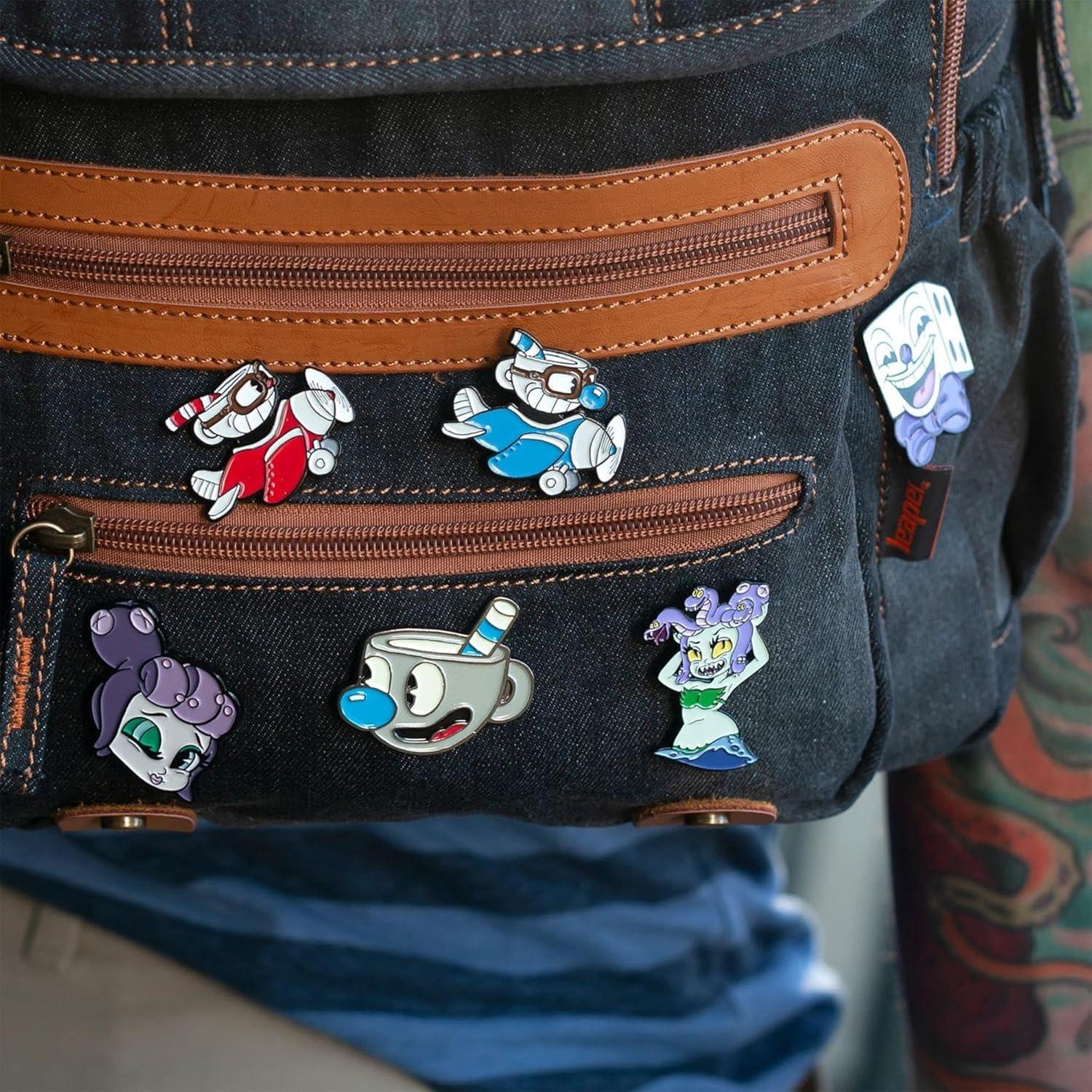 Pin de Colección Mugman Cuphead Oficial - 5.08 cm