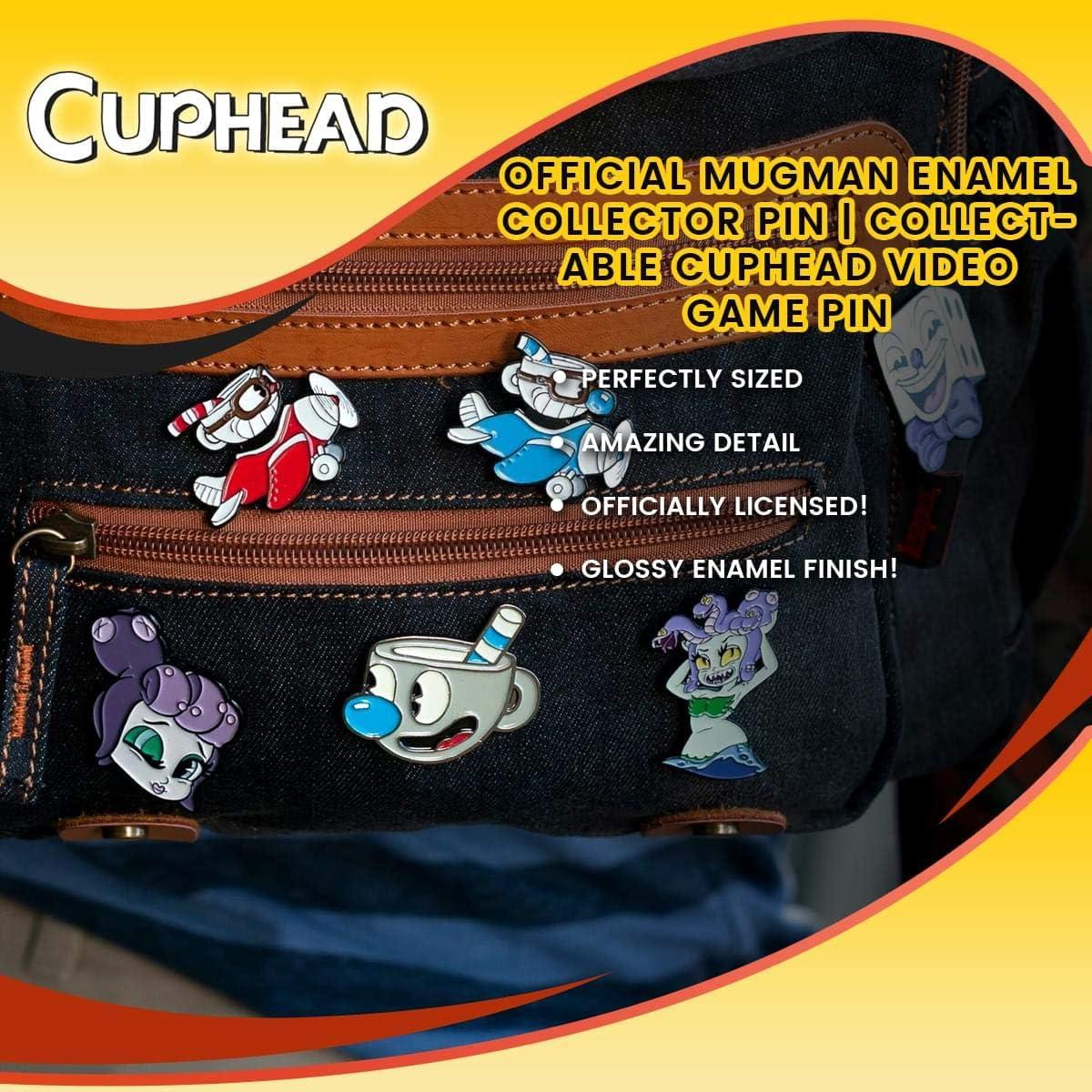 Pin de Colección Mugman Cuphead Oficial - 5.08 cm