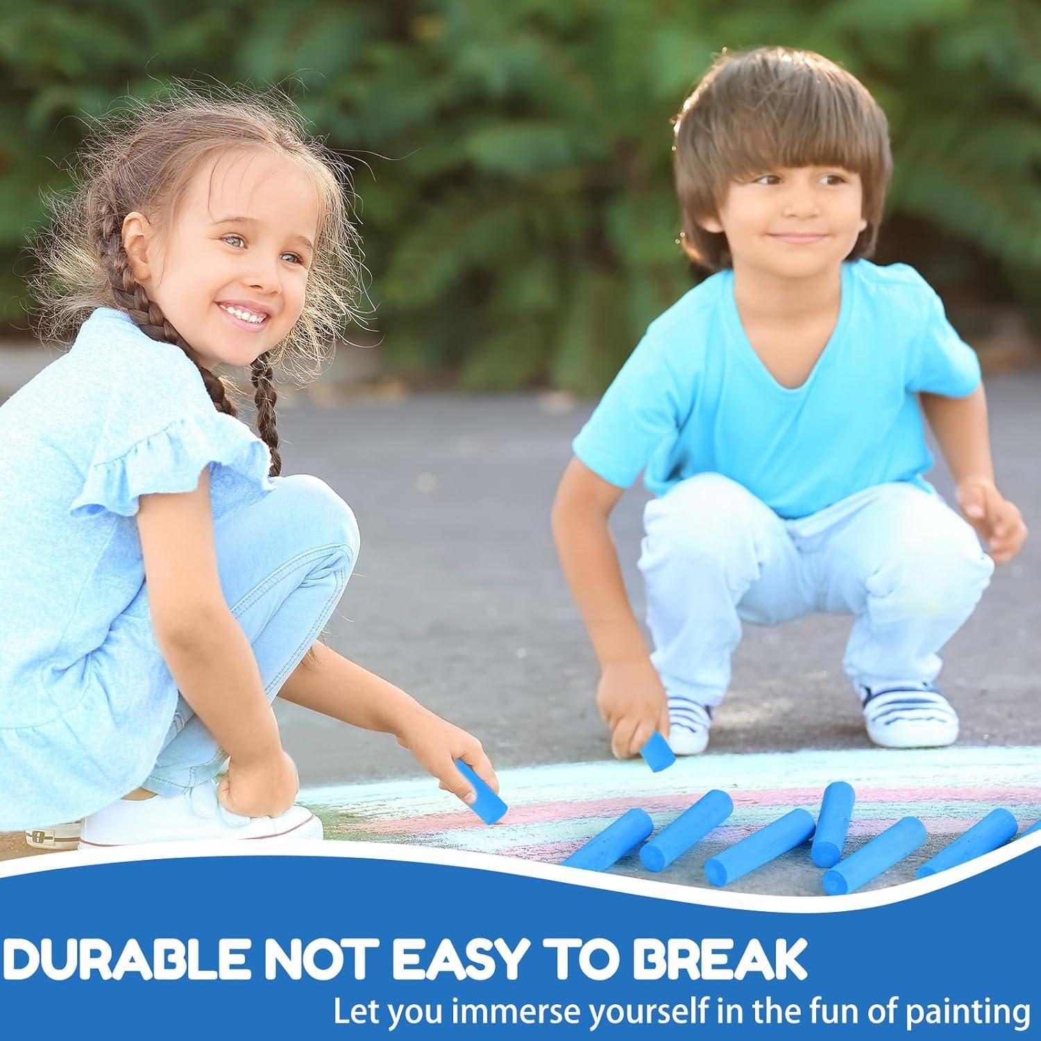 Tiza de Acera Jumbo Fulmoon 40 Pcs No Tóxica Lavable