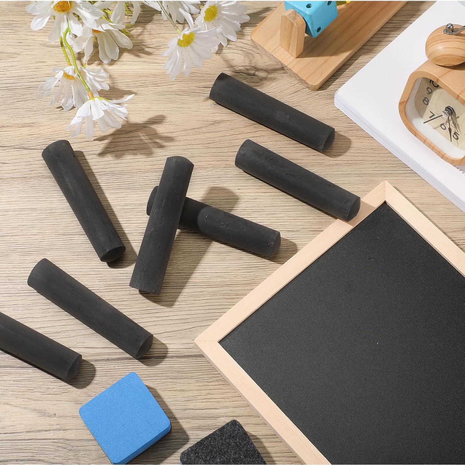 Tiza de Acera Jumbo Fulmoon 40 Pcs Lavable Negra