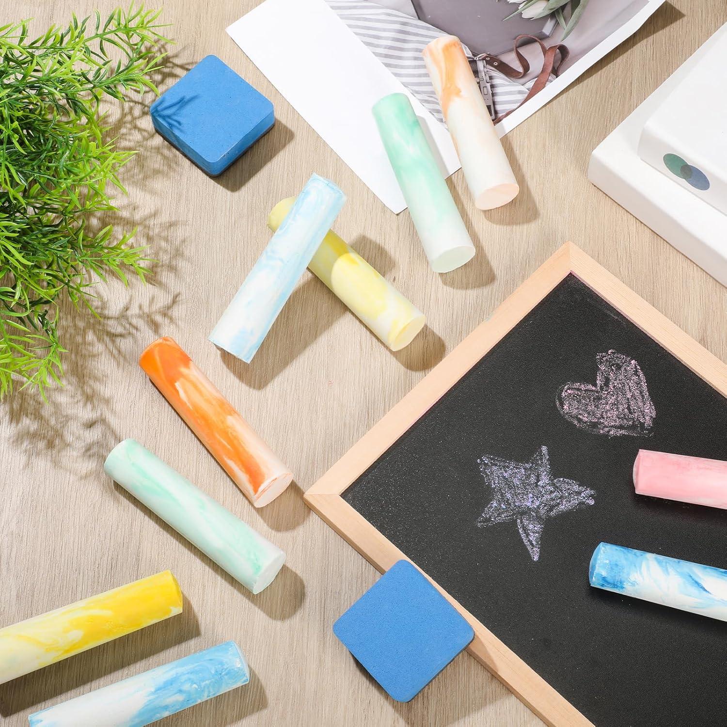 Tiza de Acera Jumbo Fulmoon 40 Pcs No Tóxica Lavable