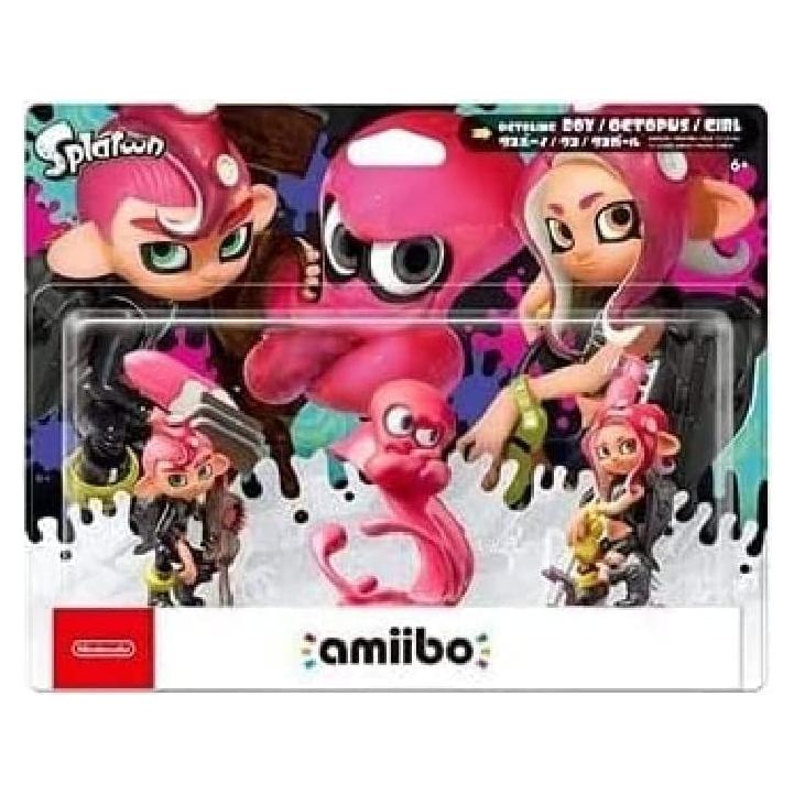 Figuritas Amiibo Triple Octoling Splatoon - Nintendo
