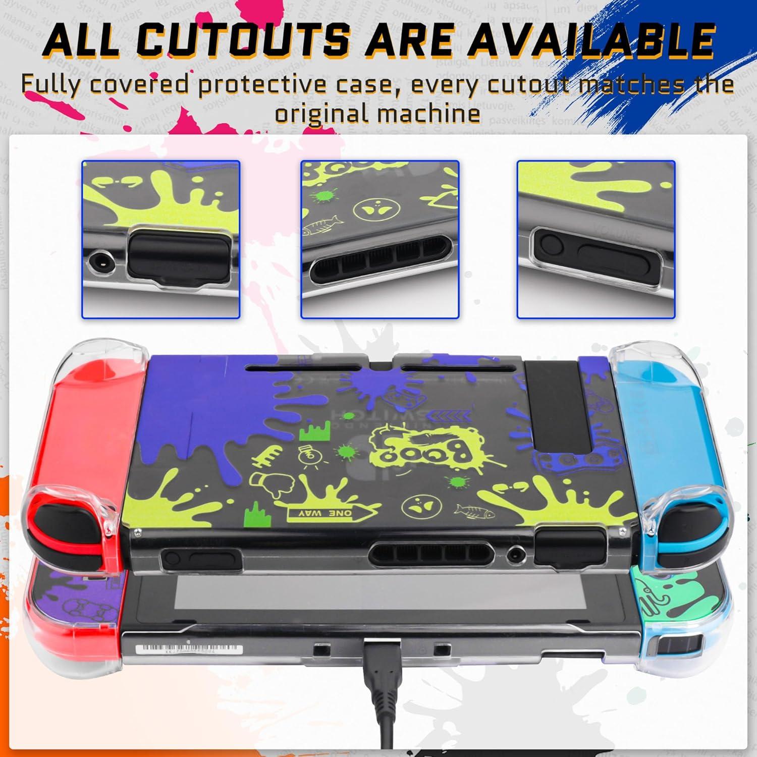 Funda Acoplable FUNDIARY para Nintendo Switch Splatoon 3