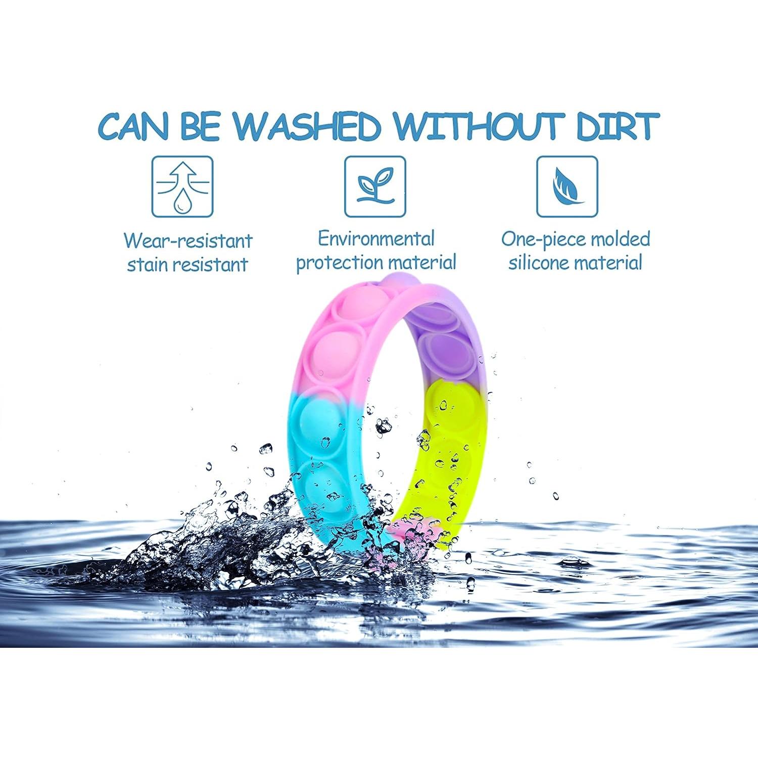 16 Pulseras Fidget Pop IERKEIE para Niños y Adultos