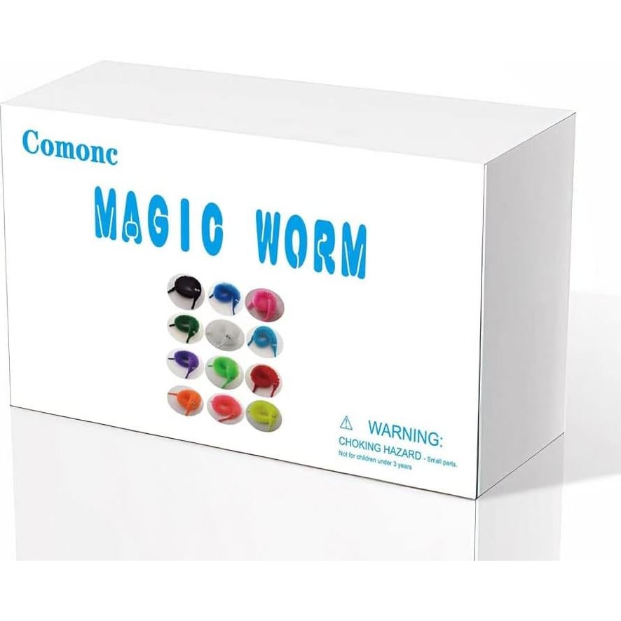 60 Juguetes de Gusano Mágico Torcido Comonc - 12 Colores
