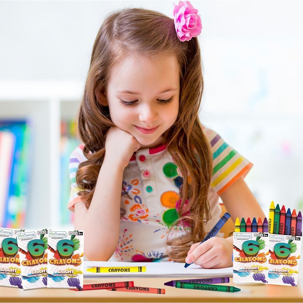 Crayones ArtCreativity Paquete de 200 - Colores Vibrantes