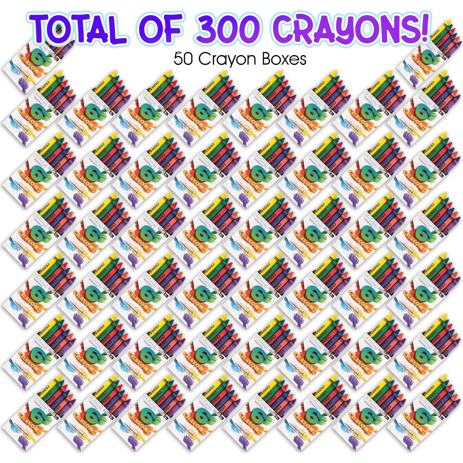 Conjunto de Crayones ArtCreativity 50 Paquetes 300 Crayones