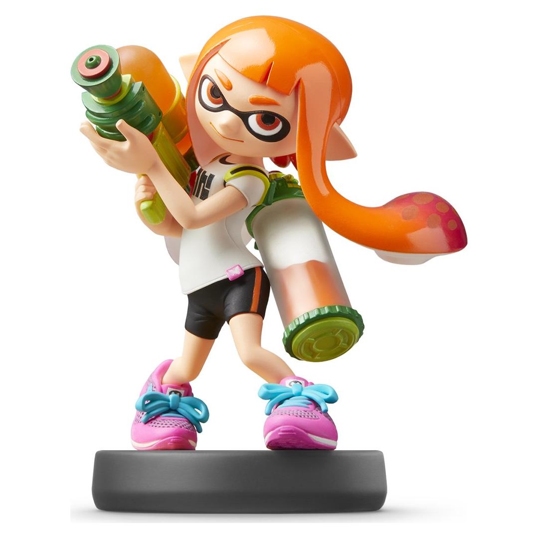 Amiibo Nintendo Chica Inkling Splatoon 13x9x19 cm