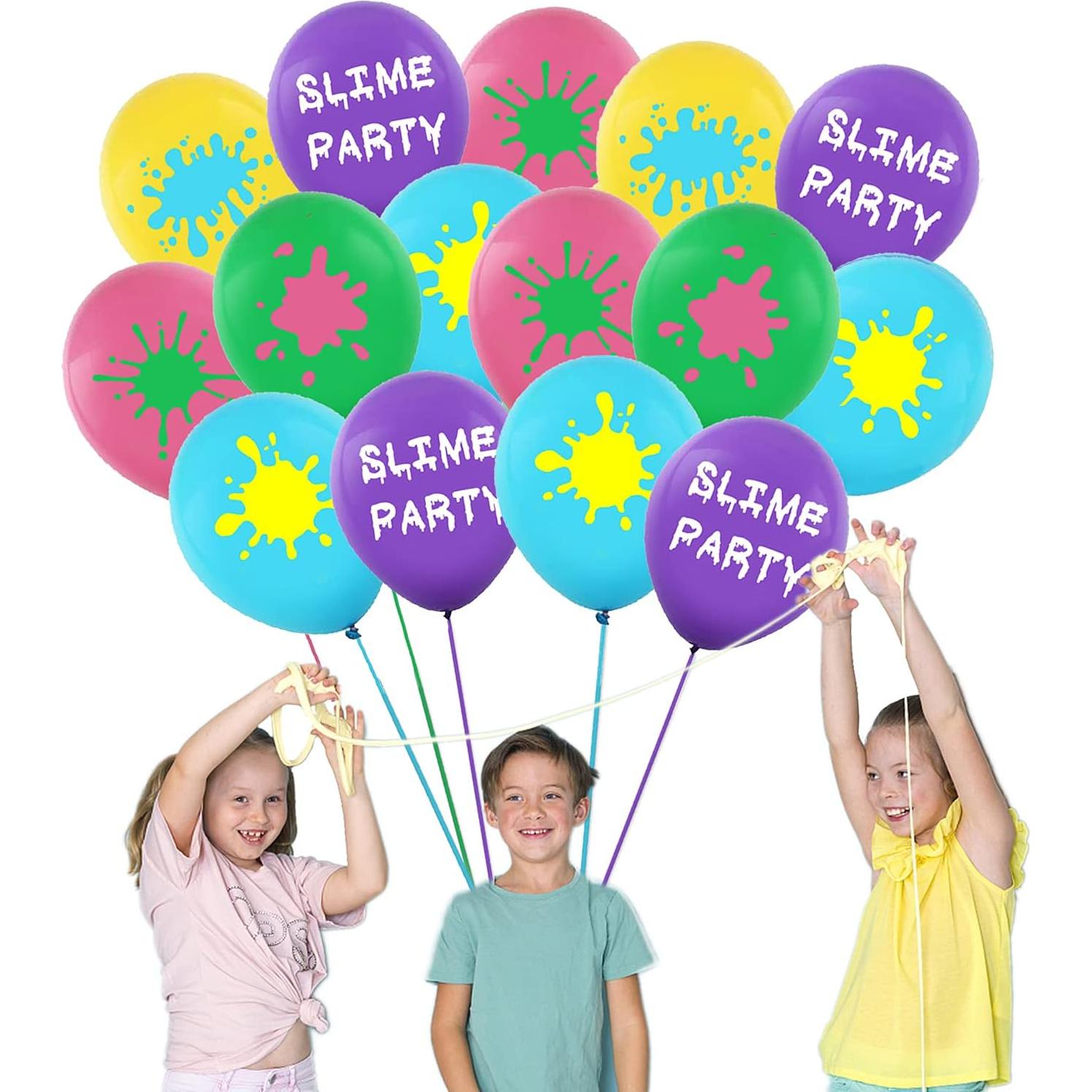 50 Globos de Láttex Slime Oringaga 30.48 cm Fiesta Temática