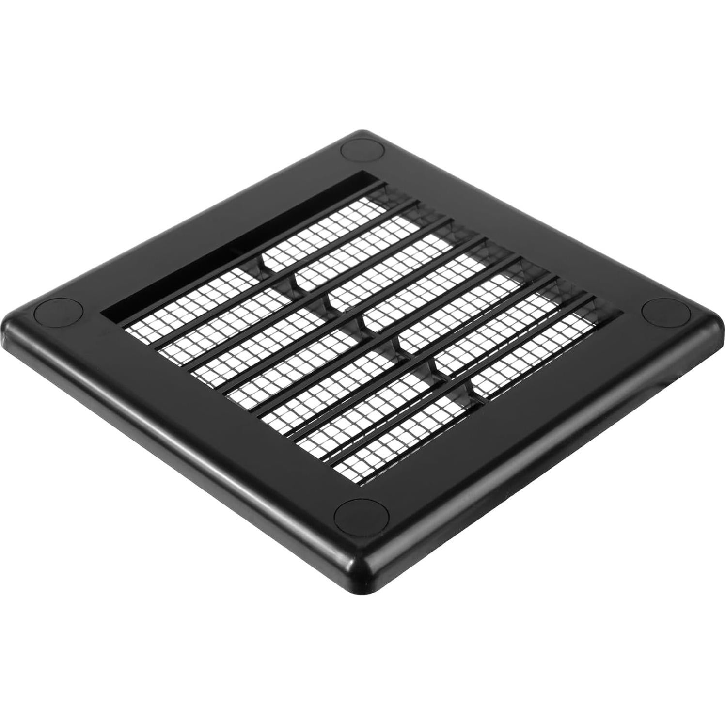 Rejilla de Ventilación Cuadrada ECOPRO VENT 100mm x 100mm Negra