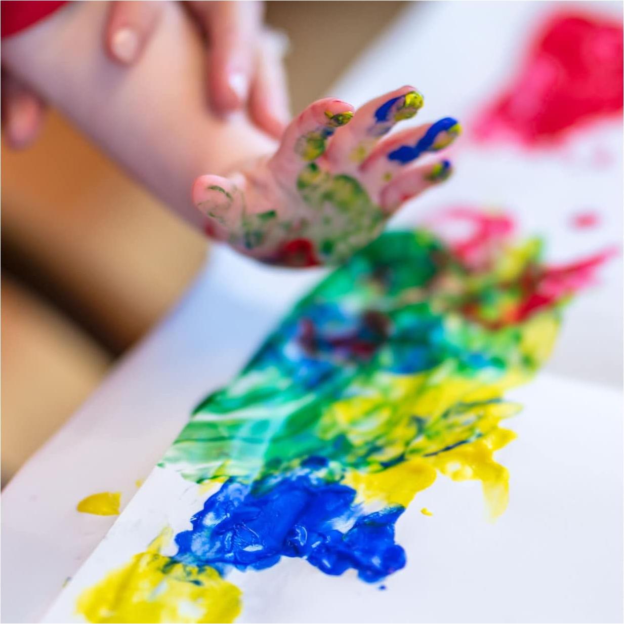 Pintura de Dedos Lavable Crayola Marrón 473 ml - No Tóxica