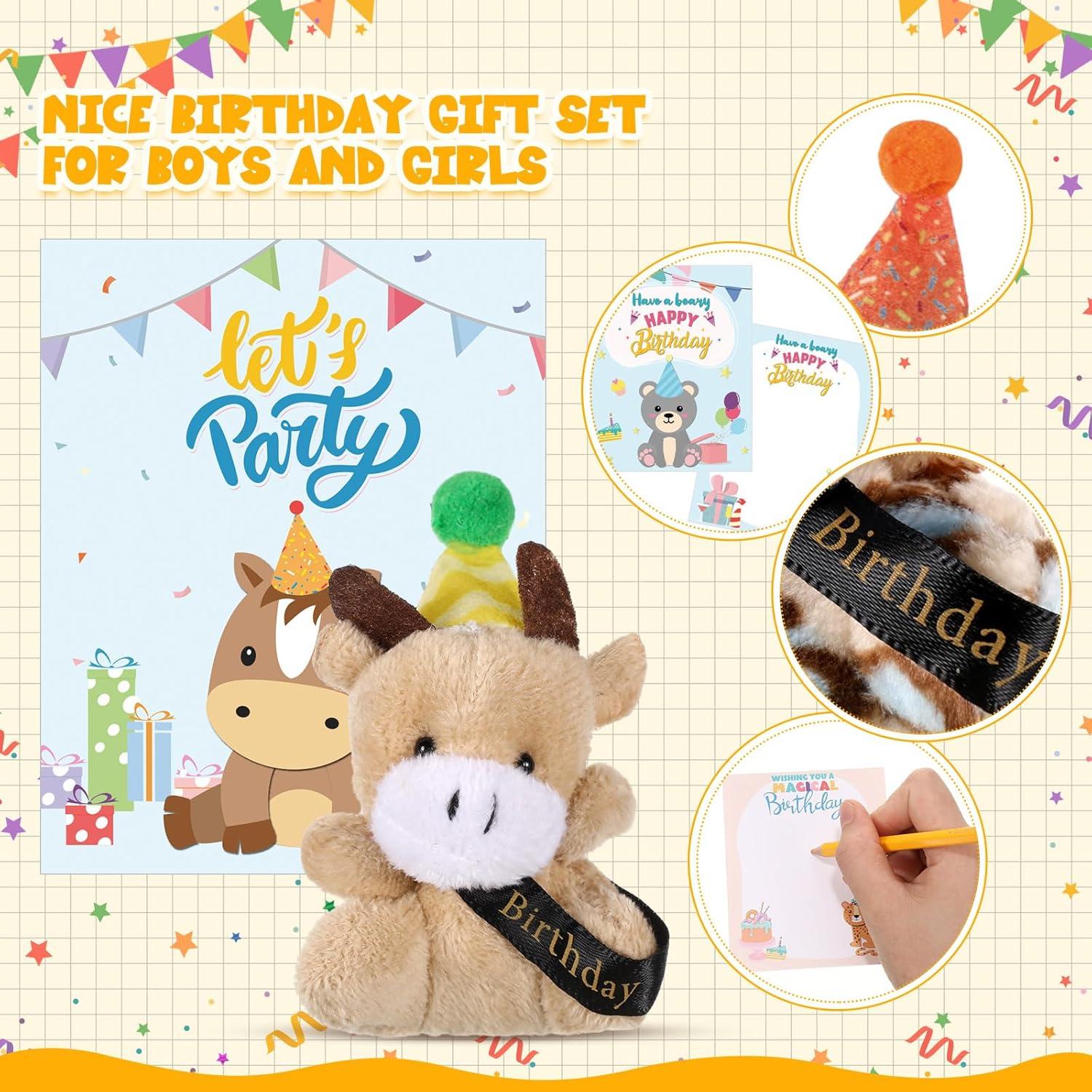 Conjunto de 48 Mini Peluches de Cumpleaños Seenelling