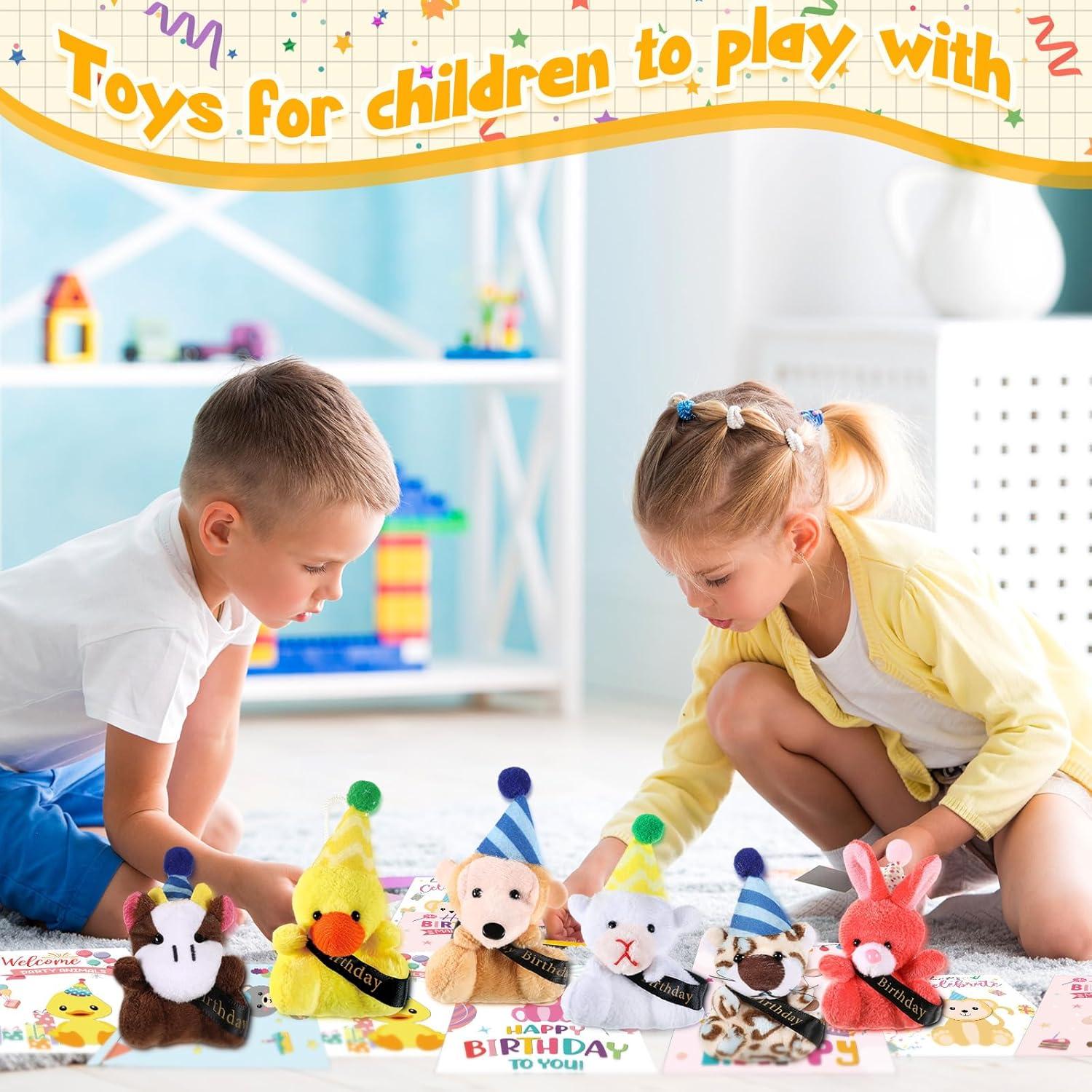 Conjunto de 48 Mini Peluches de Cumpleaños Seenelling