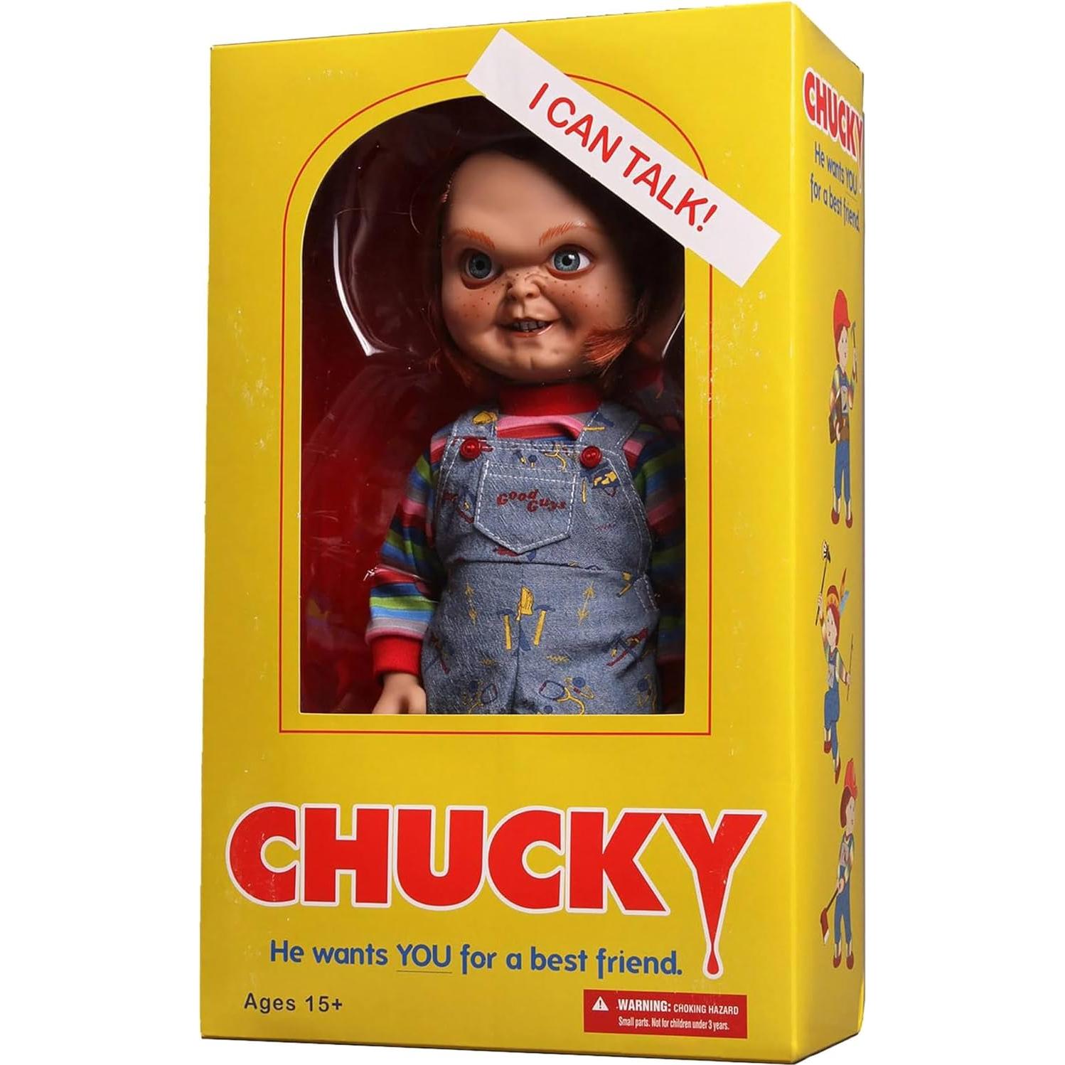 Figura de Acción Chucky Good Guy Mezco 38 cm con Sonido