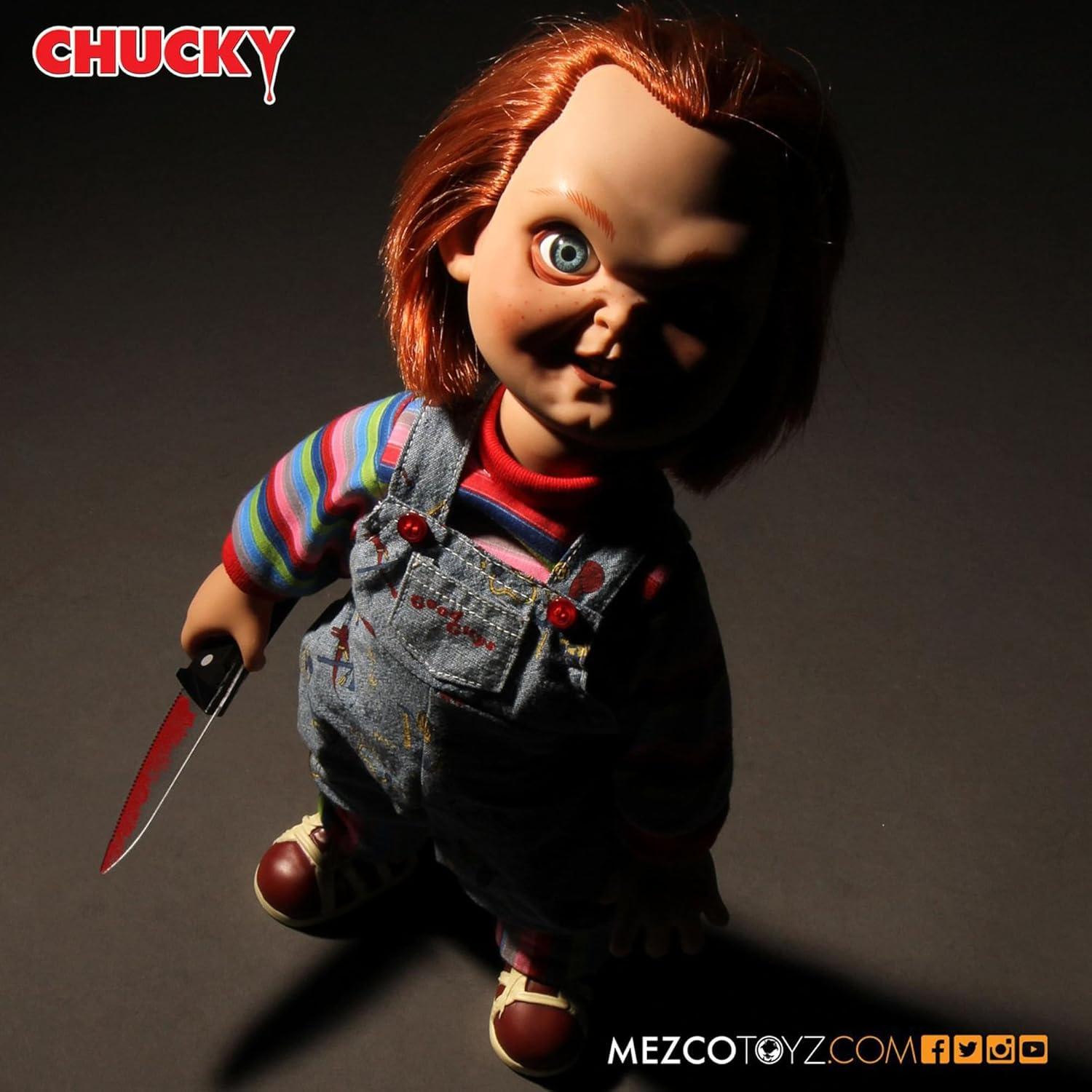 Figura de Acción Chucky Good Guy Mezco 38 cm con Sonido