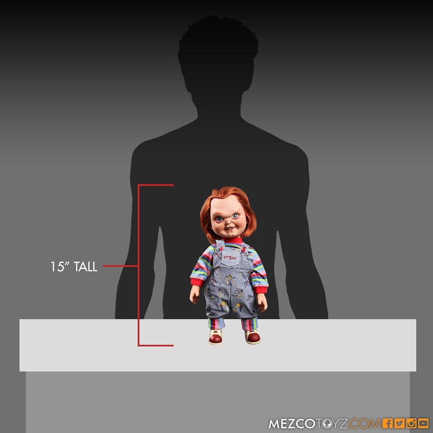 Figura de Acción Chucky Good Guy Mezco 38 cm con Sonido
