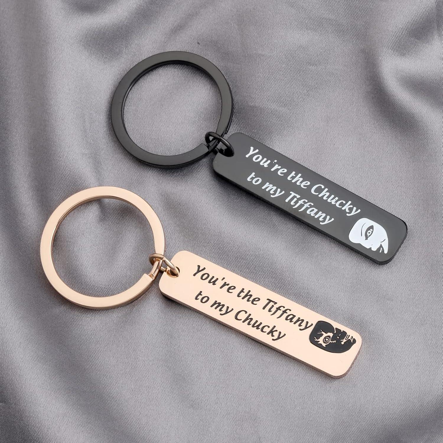 Llaveros de Pareja Chucky y Tiff - Regalo de Terror FAADBUK