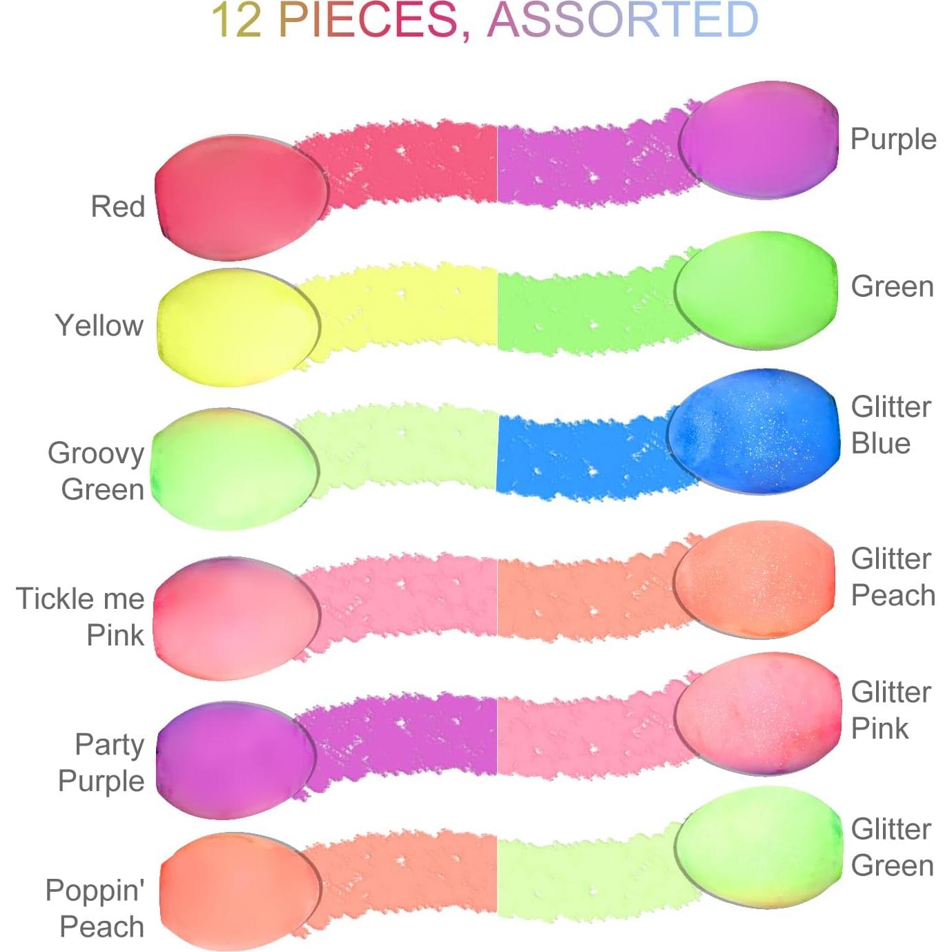 Tiza de Huevo Brillante Kid Made Modern - Set de 12 Tizas