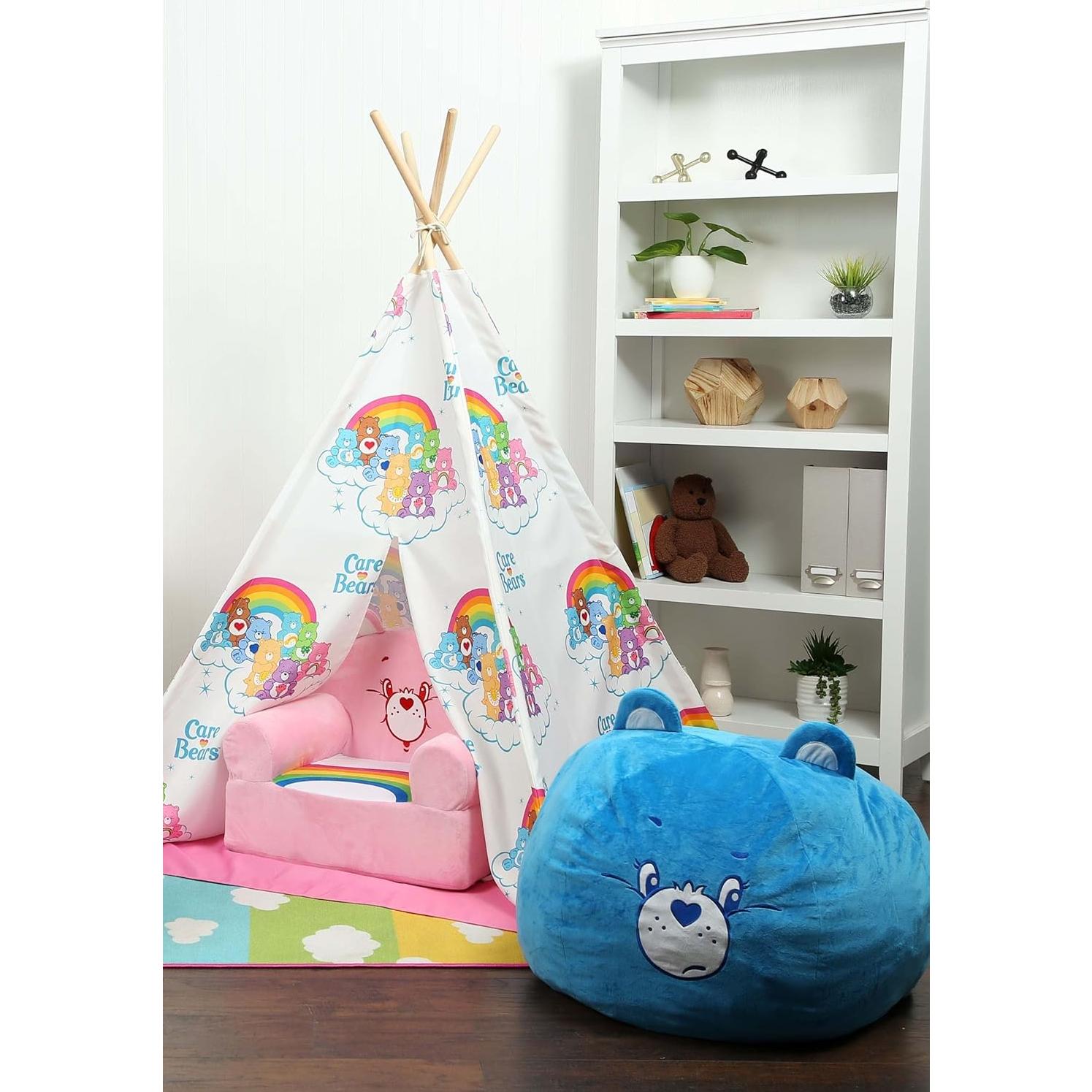 Puff de Peluche Grumpy Bear Fun Costumes Azul 70x70 cm