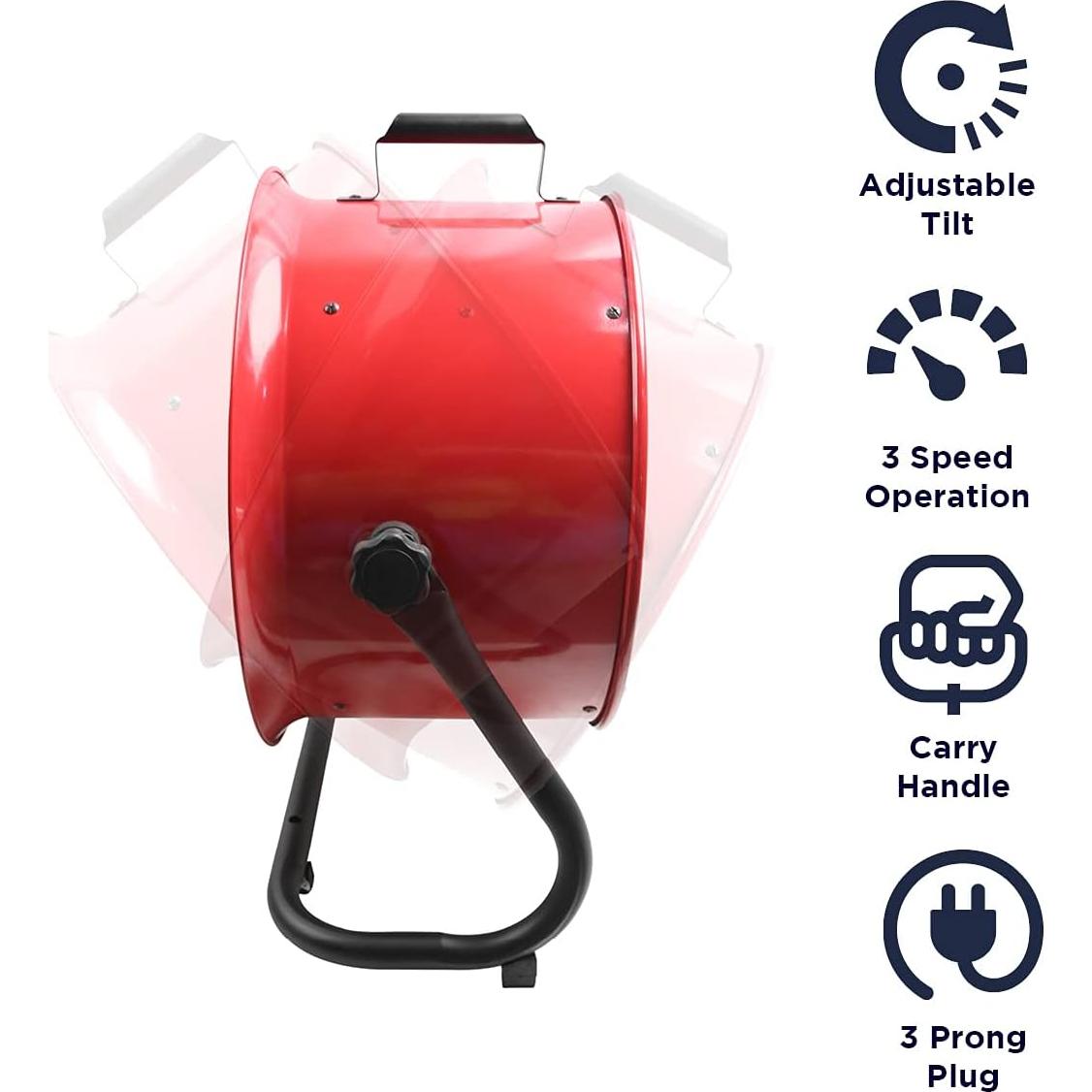 Ventilador de Piso Maxx Air HVFF16T 16" Alta Velocidad