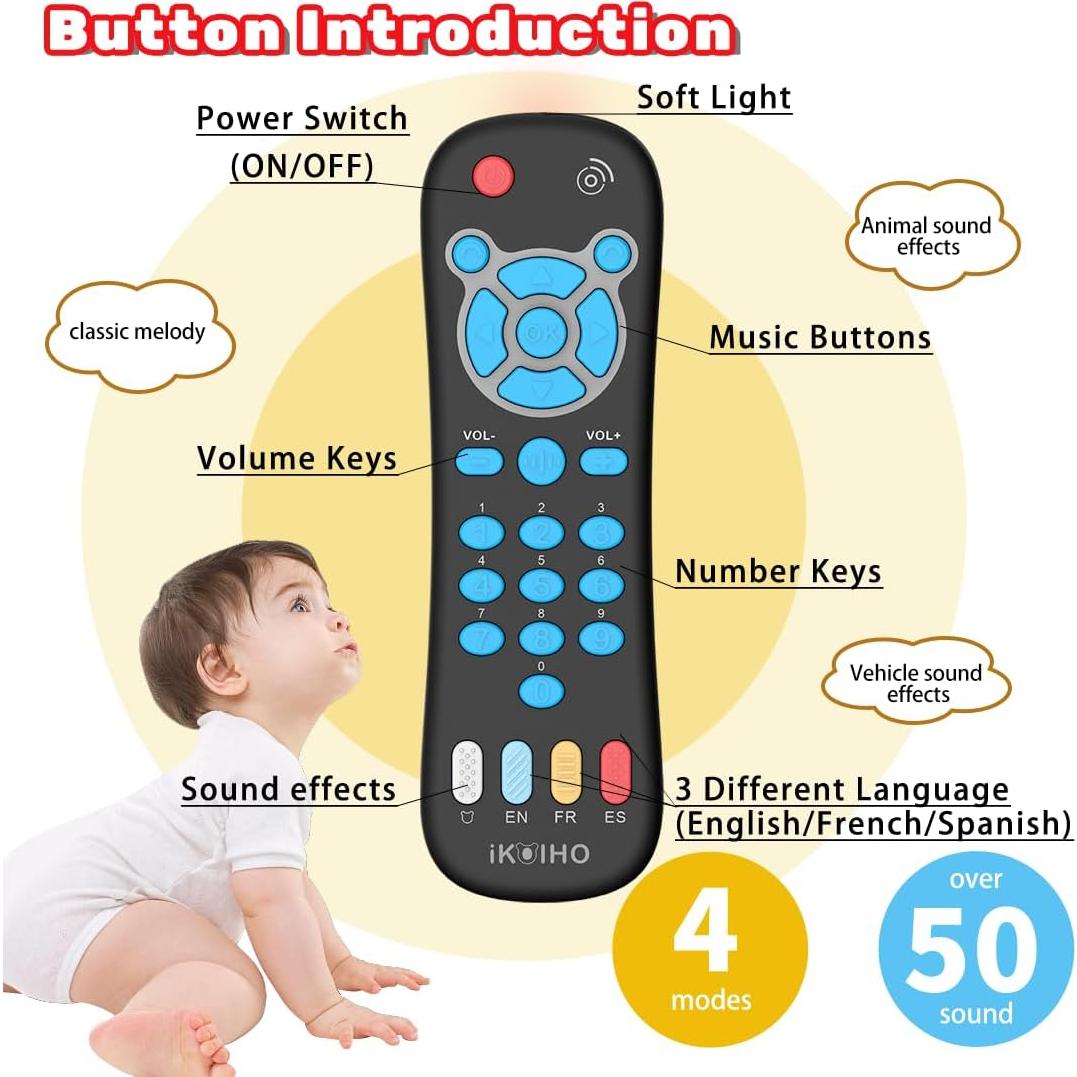 Juguete Control Remoto para Bebés iKOIHO DM008 con Música y Luz