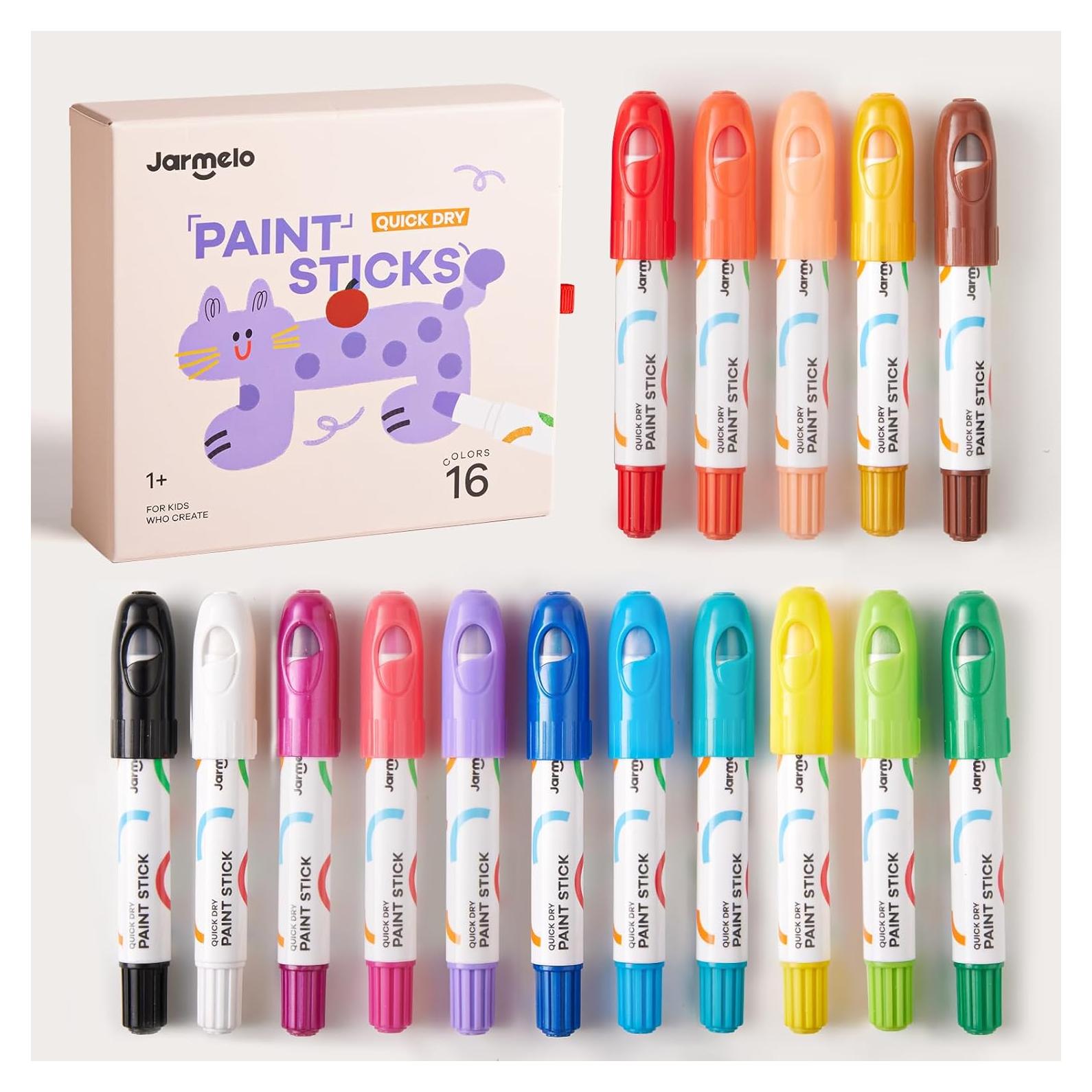 Barras de Pintura Tempera Jar Melo 16 Colores Lavables