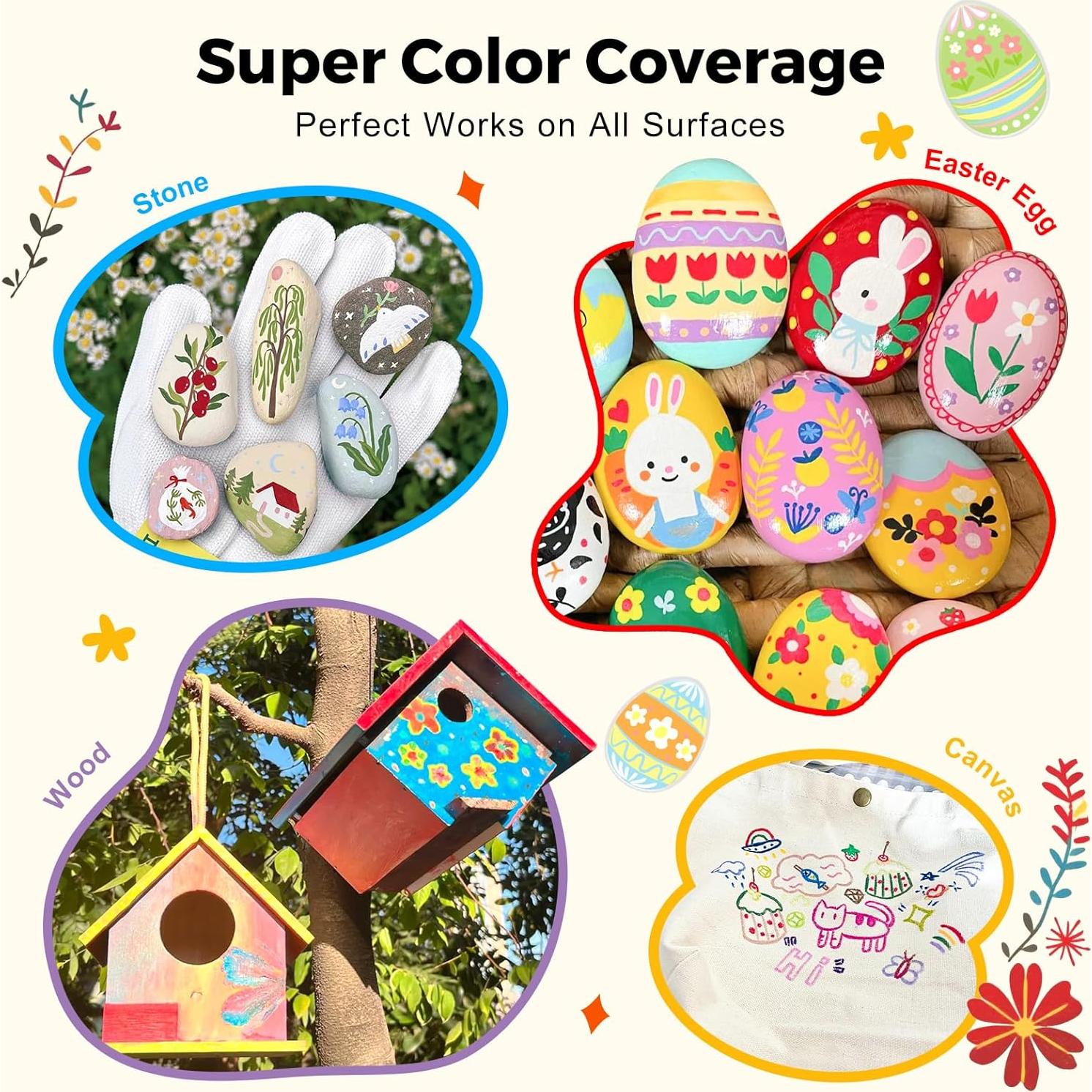 Barras de Pintura Tempera Jar Melo 30 Colores Lavables