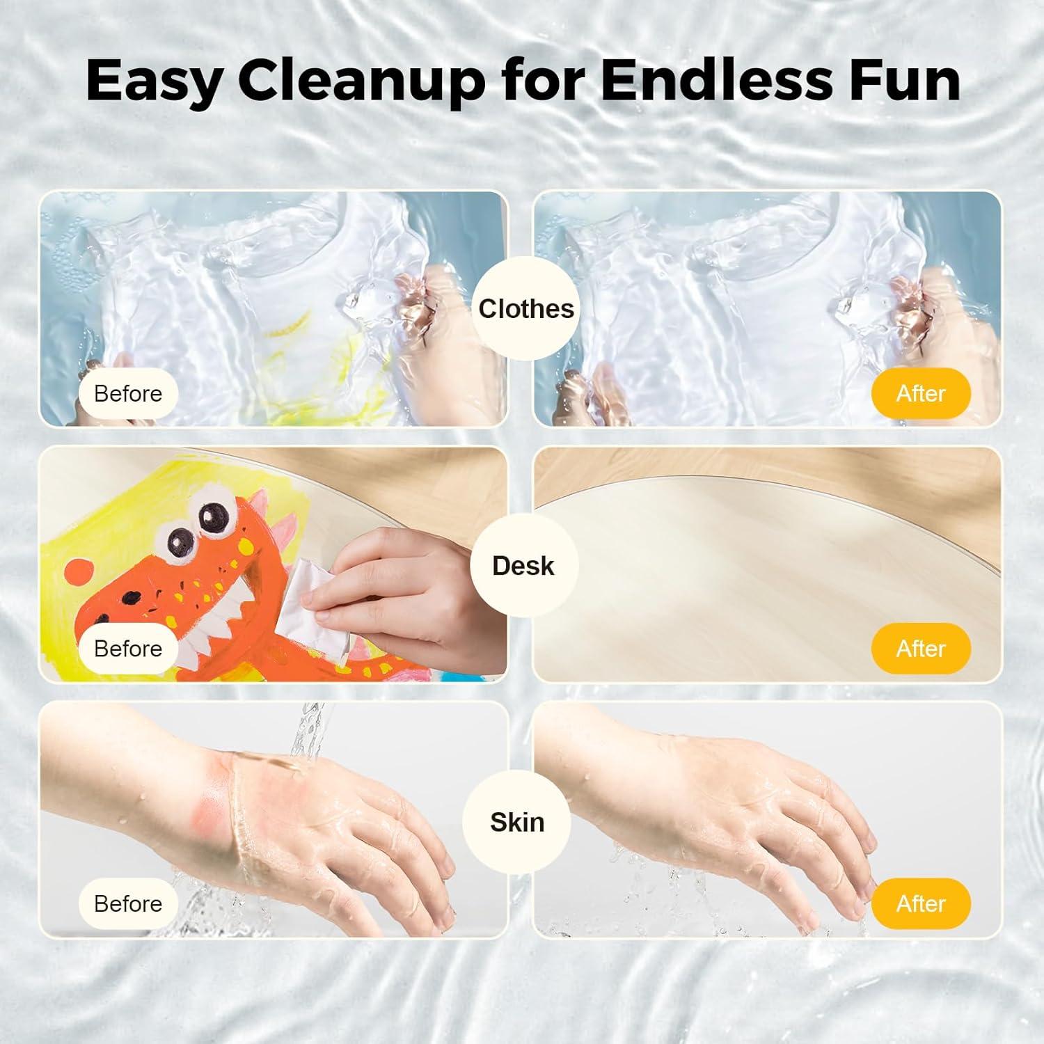 Barras de Pintura Tempera Jar Melo 30 Colores Lavables