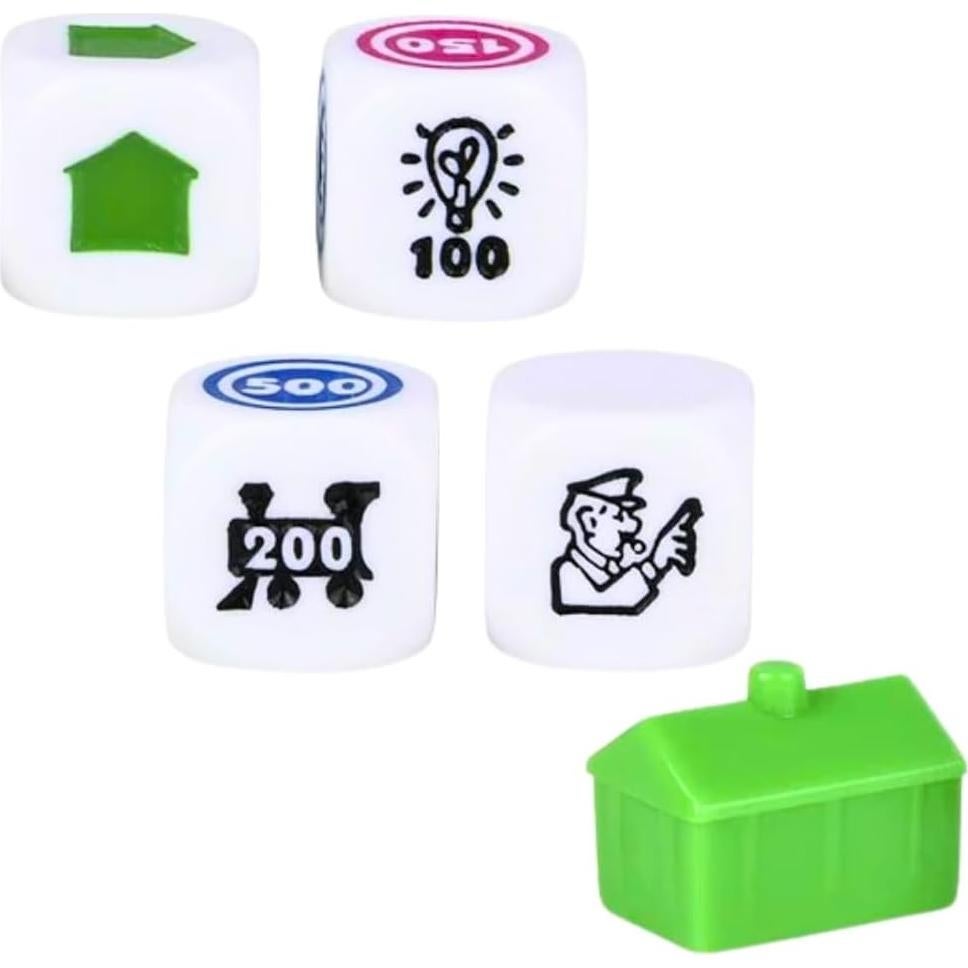 Juego de Mesa Monopoly Diced Hasbro - Portátil y Rápido
