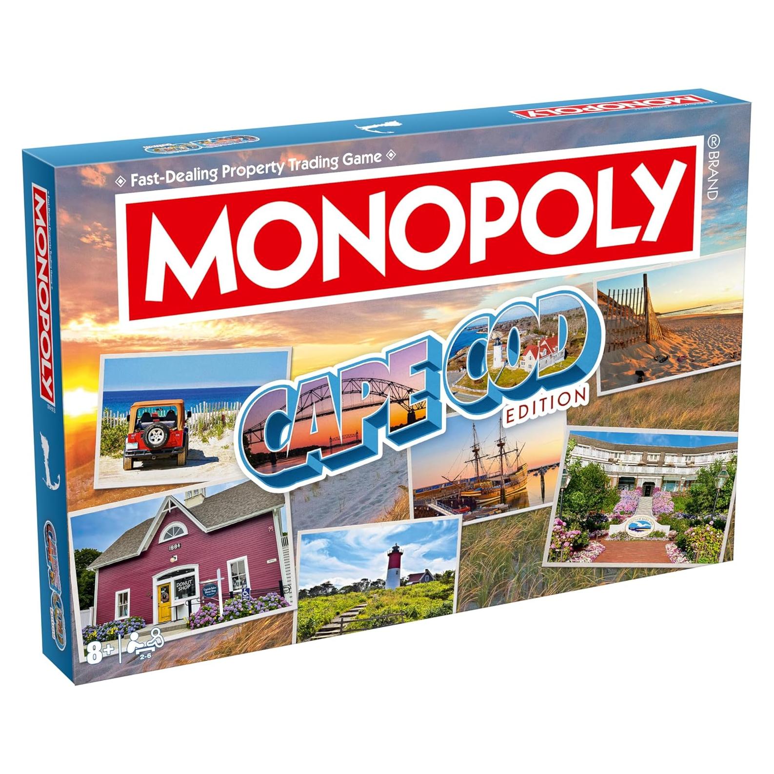 Monopoly Edición Cape Cod - Juego de Mesa Familiar 2-6 Jugadores