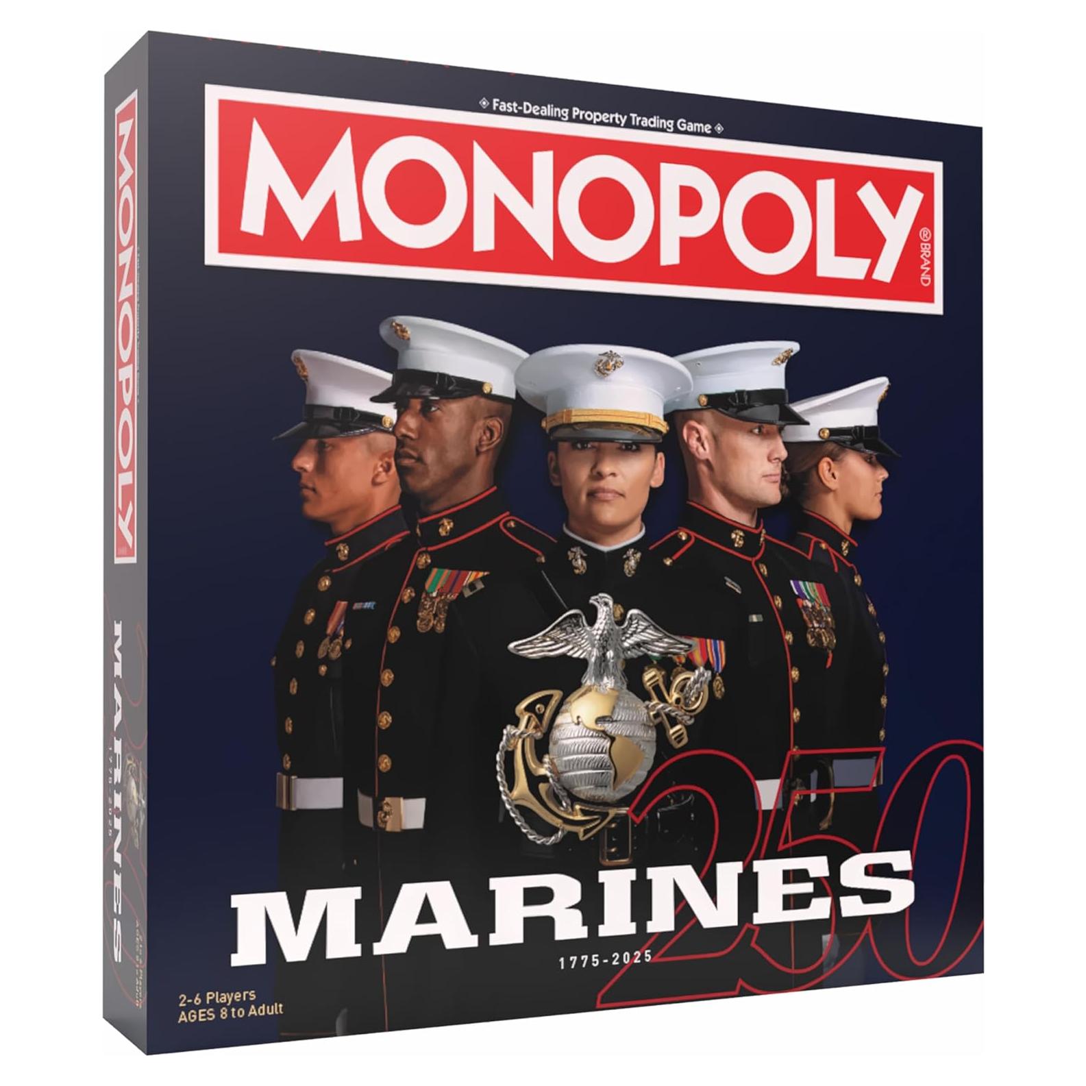 Monopoly Marines 250 Aniversario - Juego de Mesa Oficial