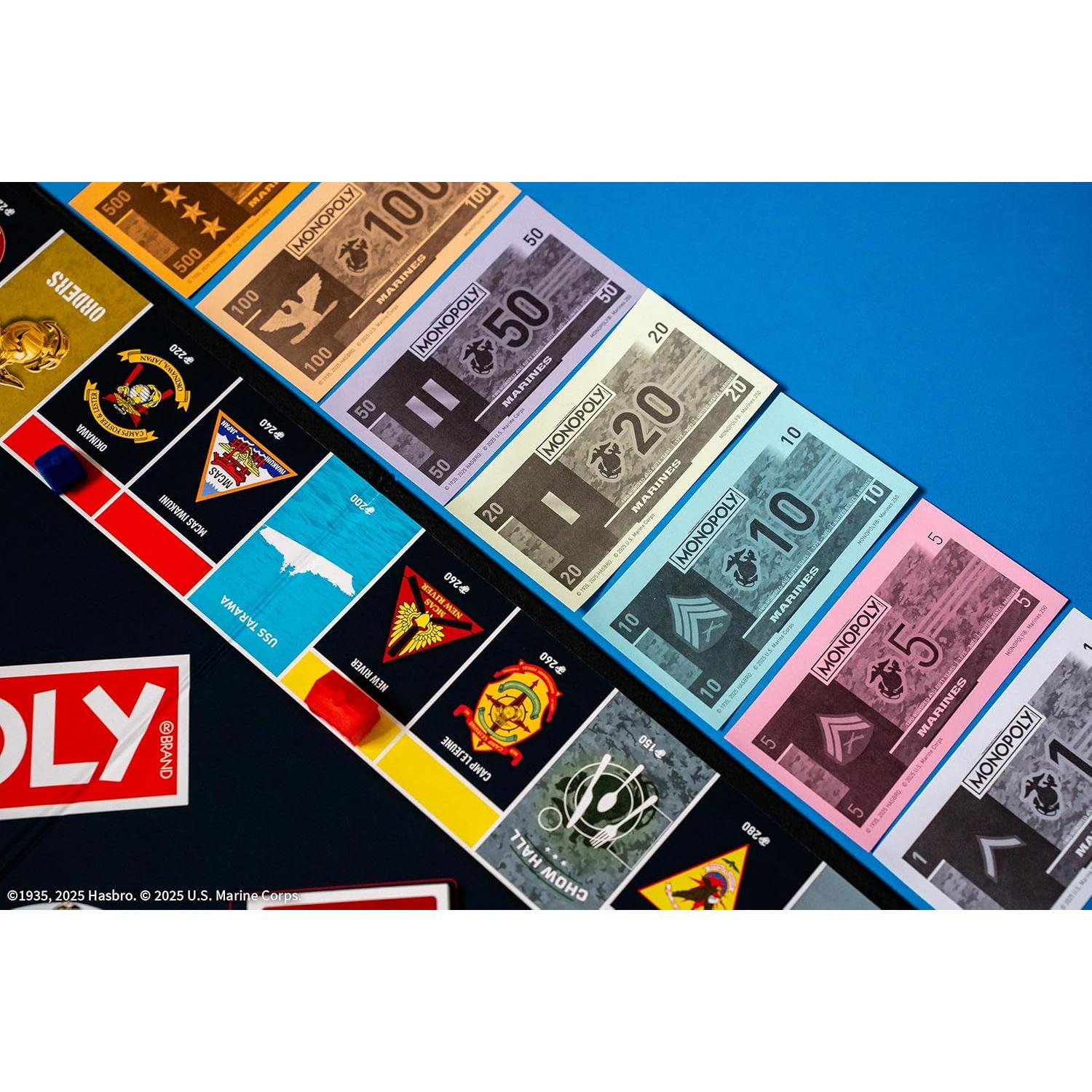 Monopoly Marines 250 Aniversario - Juego de Mesa Oficial