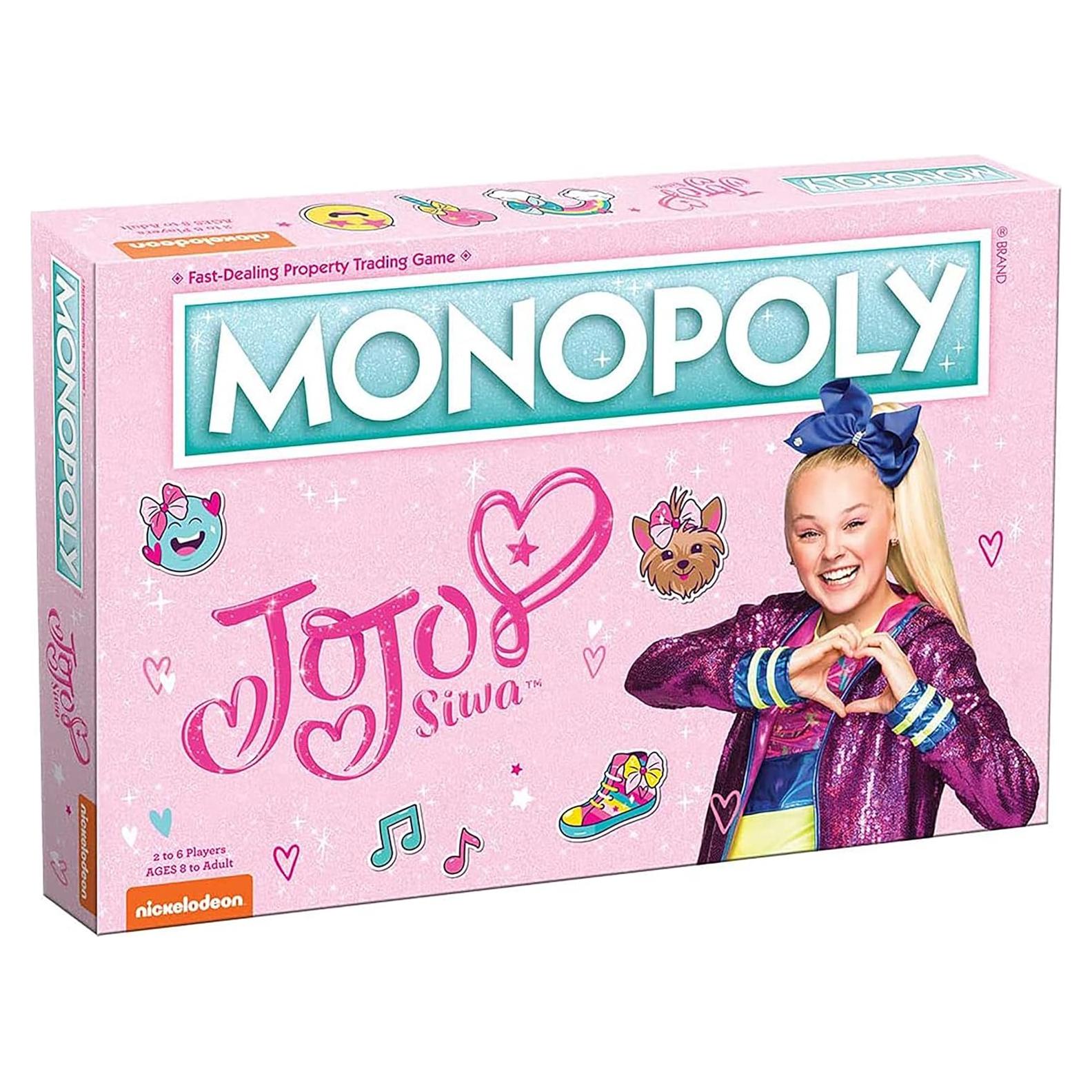 Monopoly JoJo Siwa Edición Especial | Juego Familiar 2-6 Jugadores