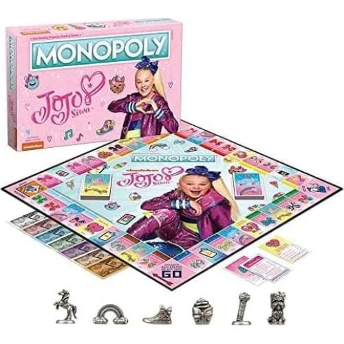 Monopoly JoJo Siwa Edición Especial | Juego Familiar 2-6 Jugadores