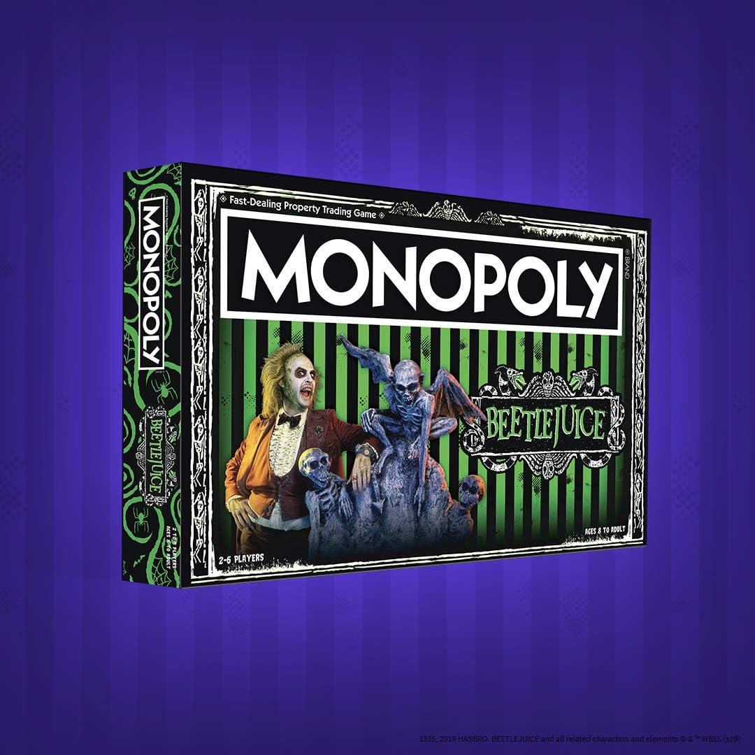 Monopoly Beetlejuice Juego de Mesa Oficial | 2-6 Jugadores