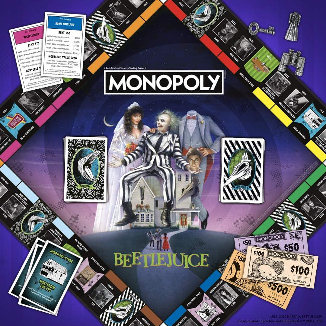 Monopoly Beetlejuice Juego de Mesa Oficial | 2-6 Jugadores